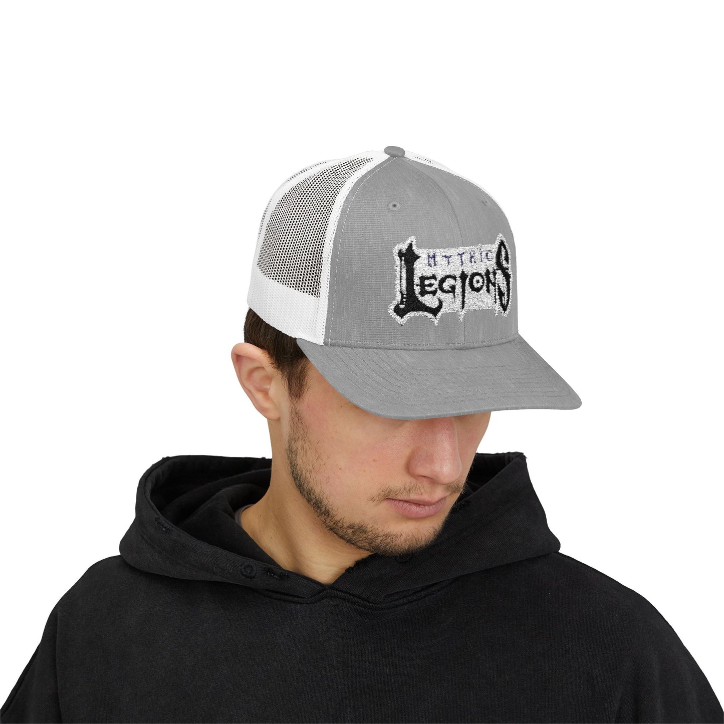 Embroidered Snapback Trucker Cap | Mythic Legions OG Logo