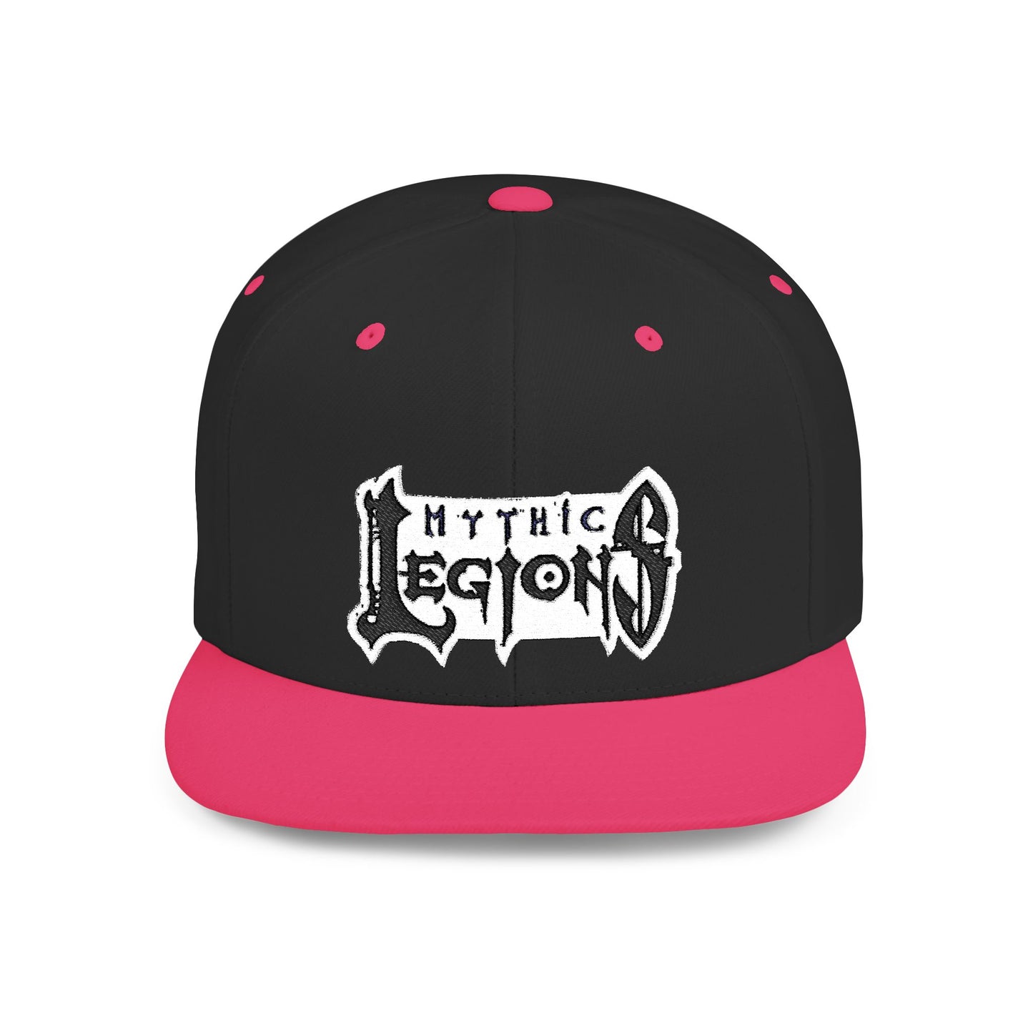 Embroidered Flat Bill Snapback Hat | Mythic Legions Logo OG