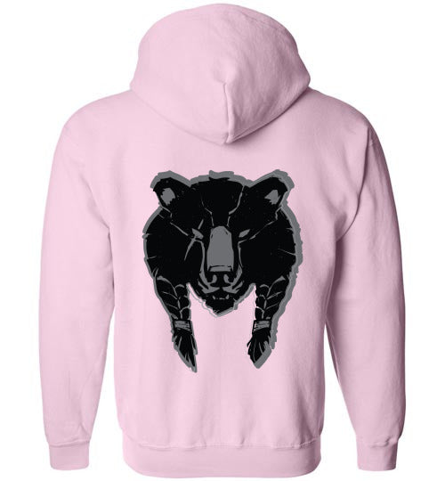 House of the Noble Bear, The Large Logo | Mythic Legions | Full Zip Hoodie