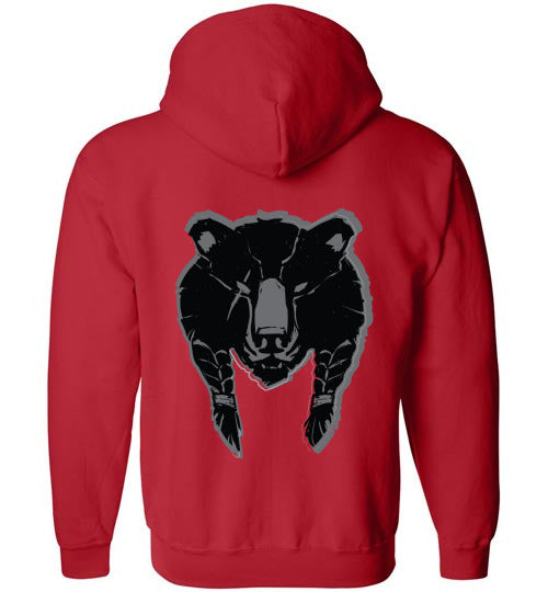 House of the Noble Bear, The Large Logo | Mythic Legions | Full Zip Hoodie