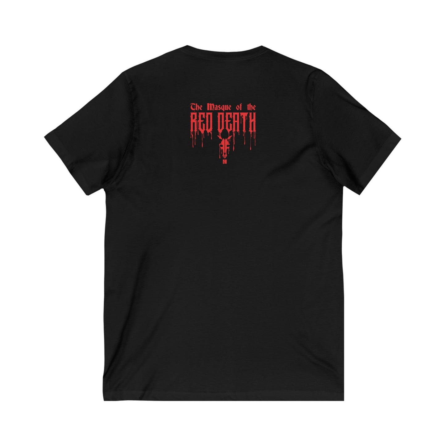 Masque of the Red Death, The | Red | Figura Obscura | V-Neck T-Shirt