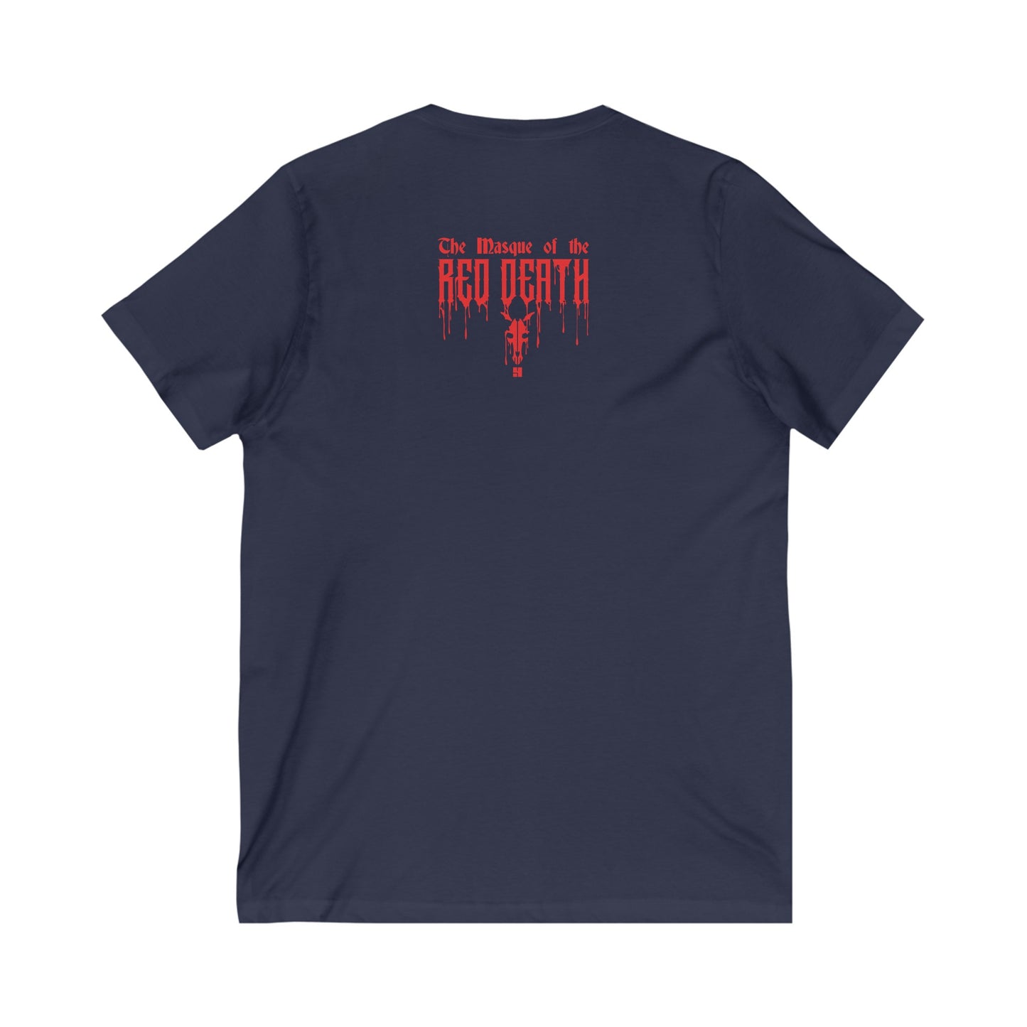 Masque of the Red Death, The | Red | Figura Obscura | V-Neck T-Shirt
