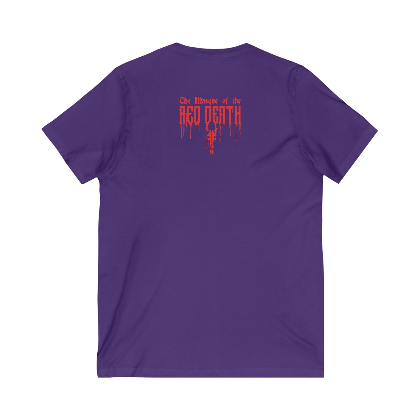 Masque of the Red Death, The | Red | Figura Obscura | V-Neck T-Shirt
