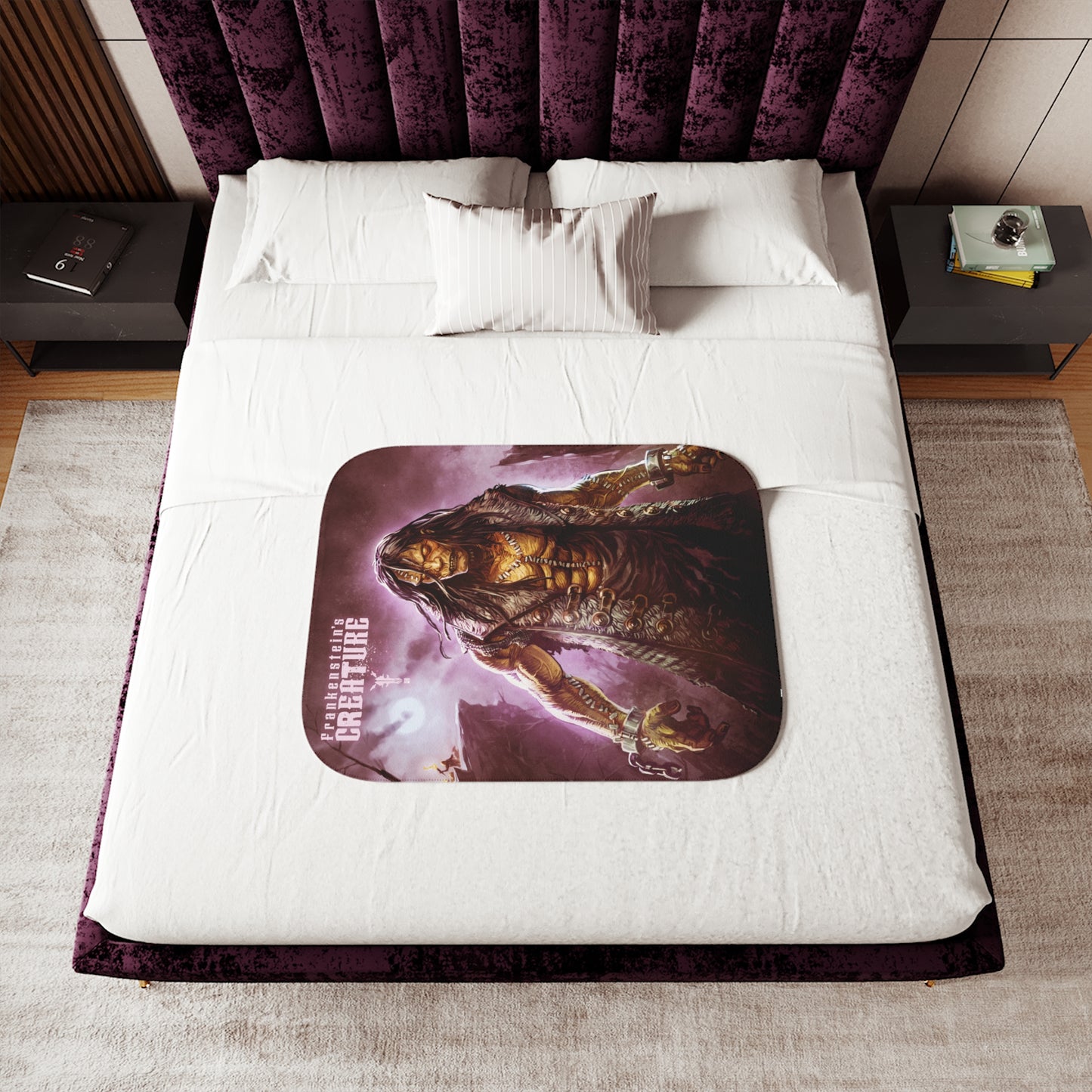 Frankenstein's Creature | Figura Obscura | Sherpa Blanket