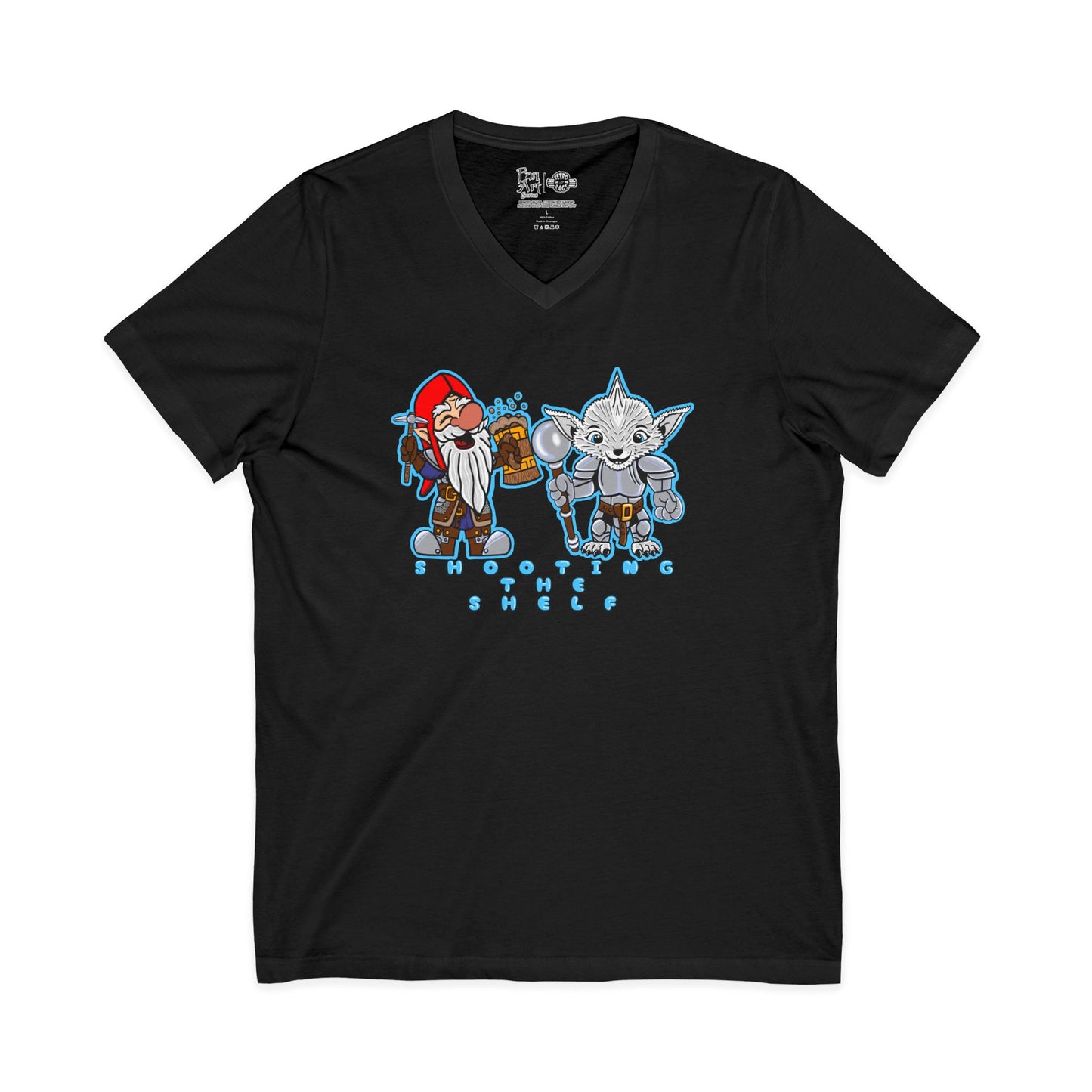 Shooting the Shelf | Mythic Legions | Fan Art | V-Neck T-Shirt