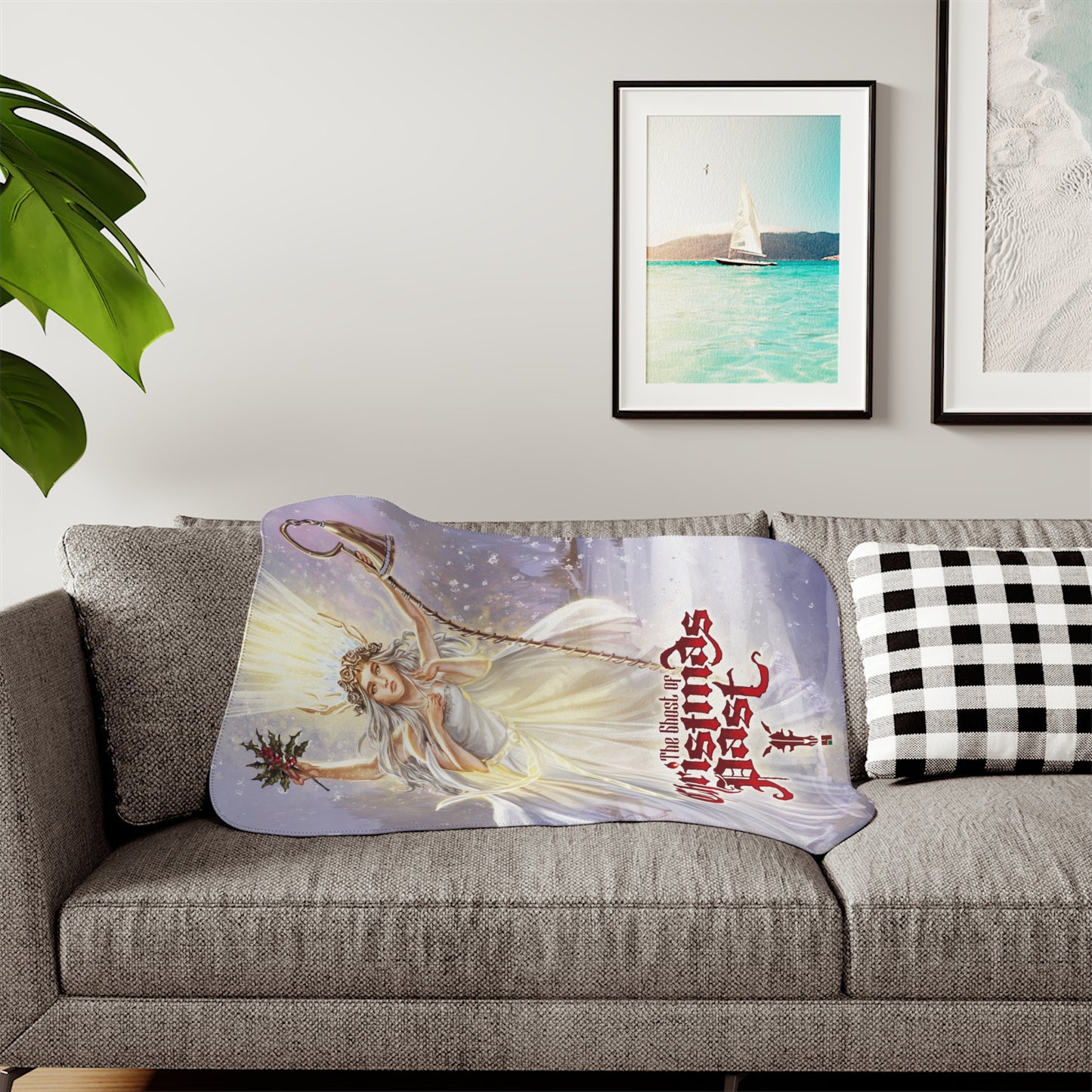 Christmas Past | Figura Obscura | Sherpa Blanket