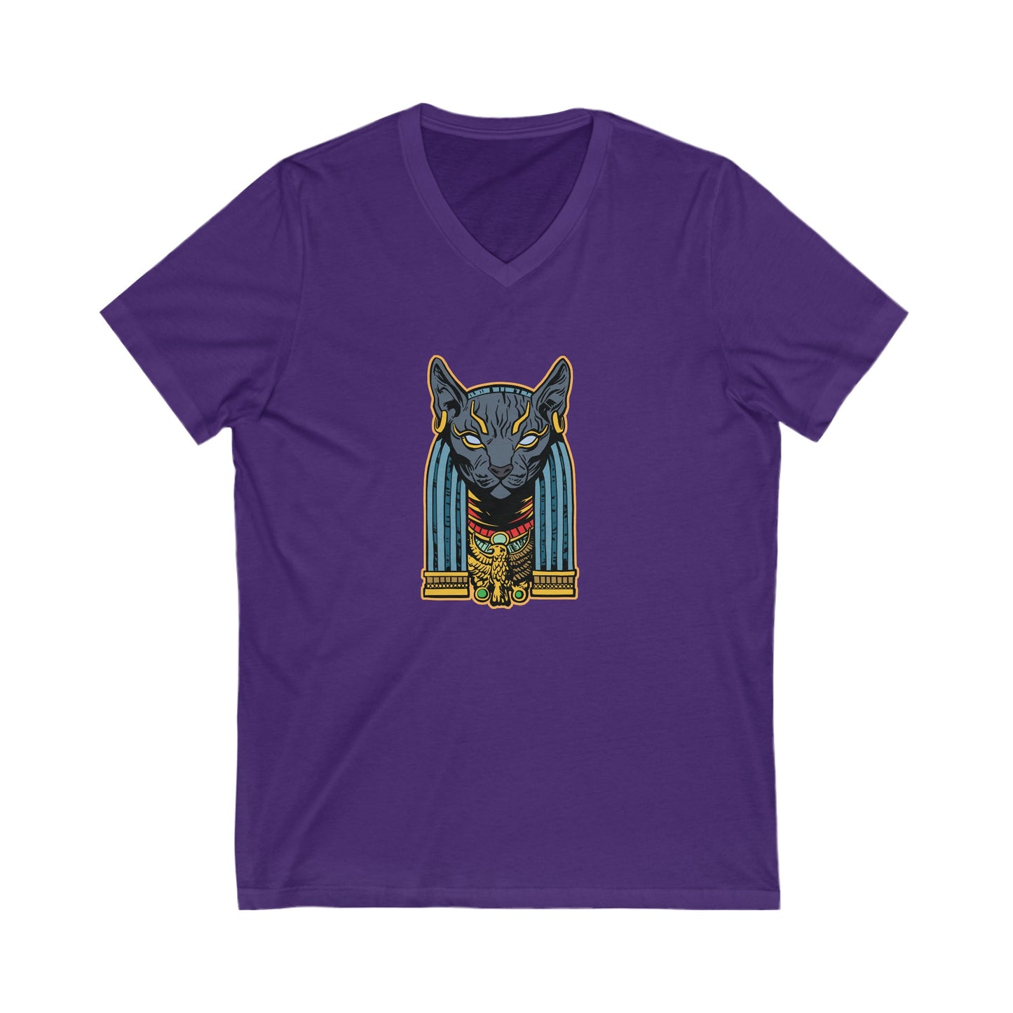 Bastet | Figura Obscura | V-Neck T-Shirt