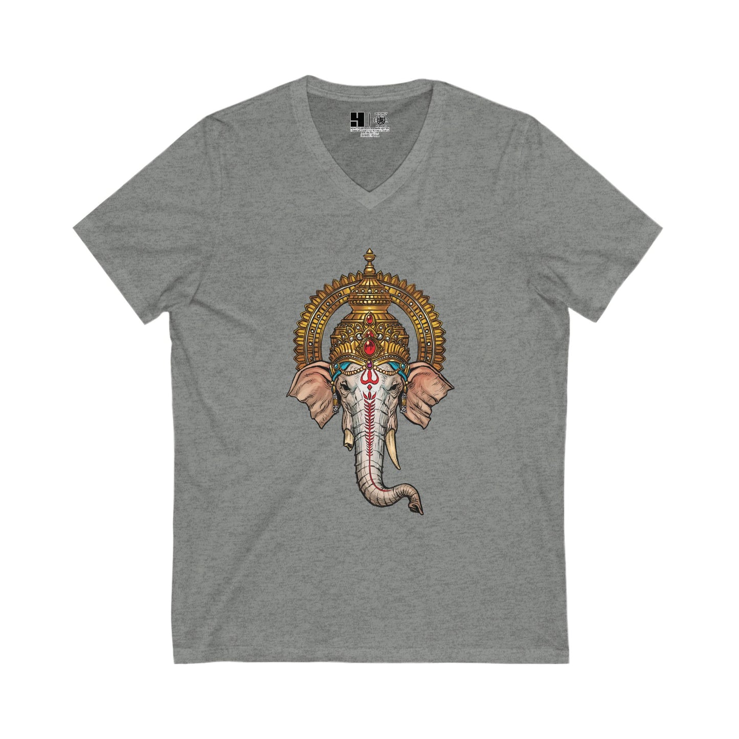 Ganesha | Figura Obscura | V-Neck T-Shirt