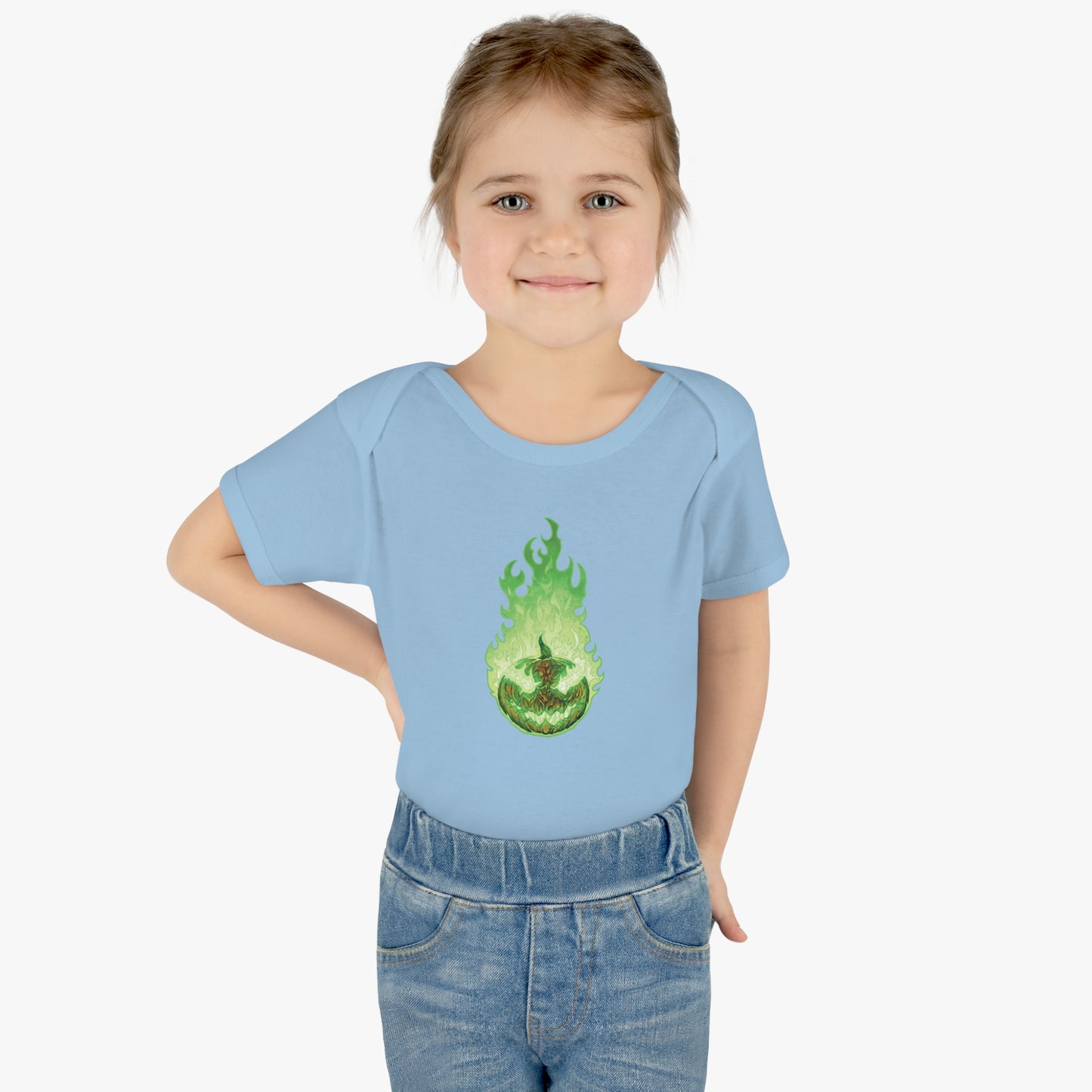 Headless Horseman, The | Green | Figura Obscura | Baby Bodysuit