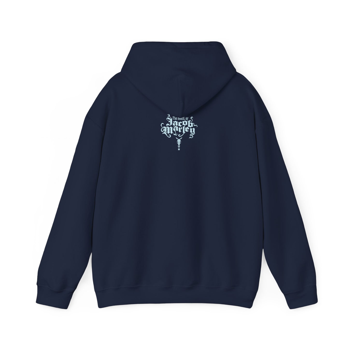 Jacob Marley | Blue/White | Figura Obscura | Pullover Hoodie