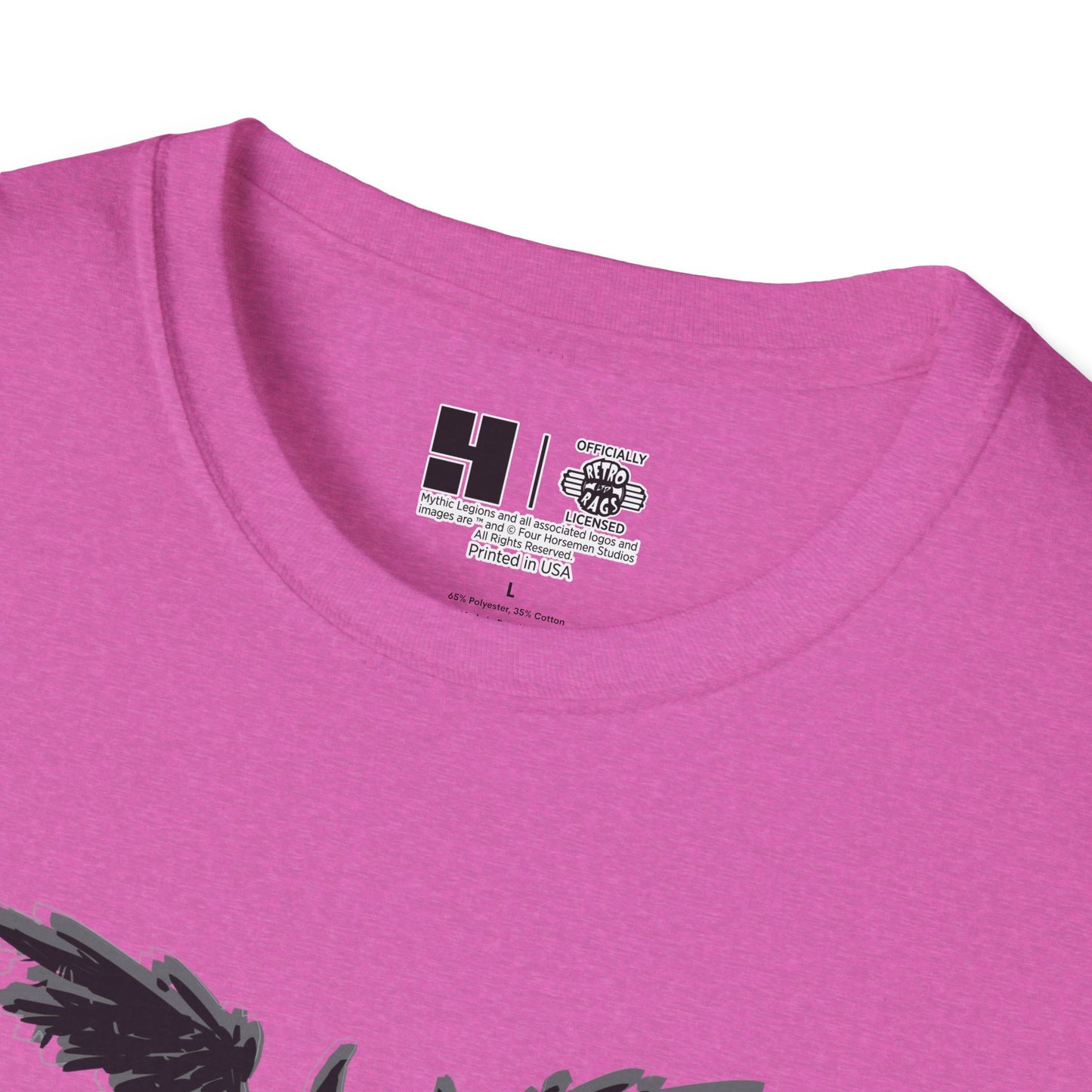 4H | Wing | Skull Logo | w_ Logo | Mythic Legions | Soft T-Shirt