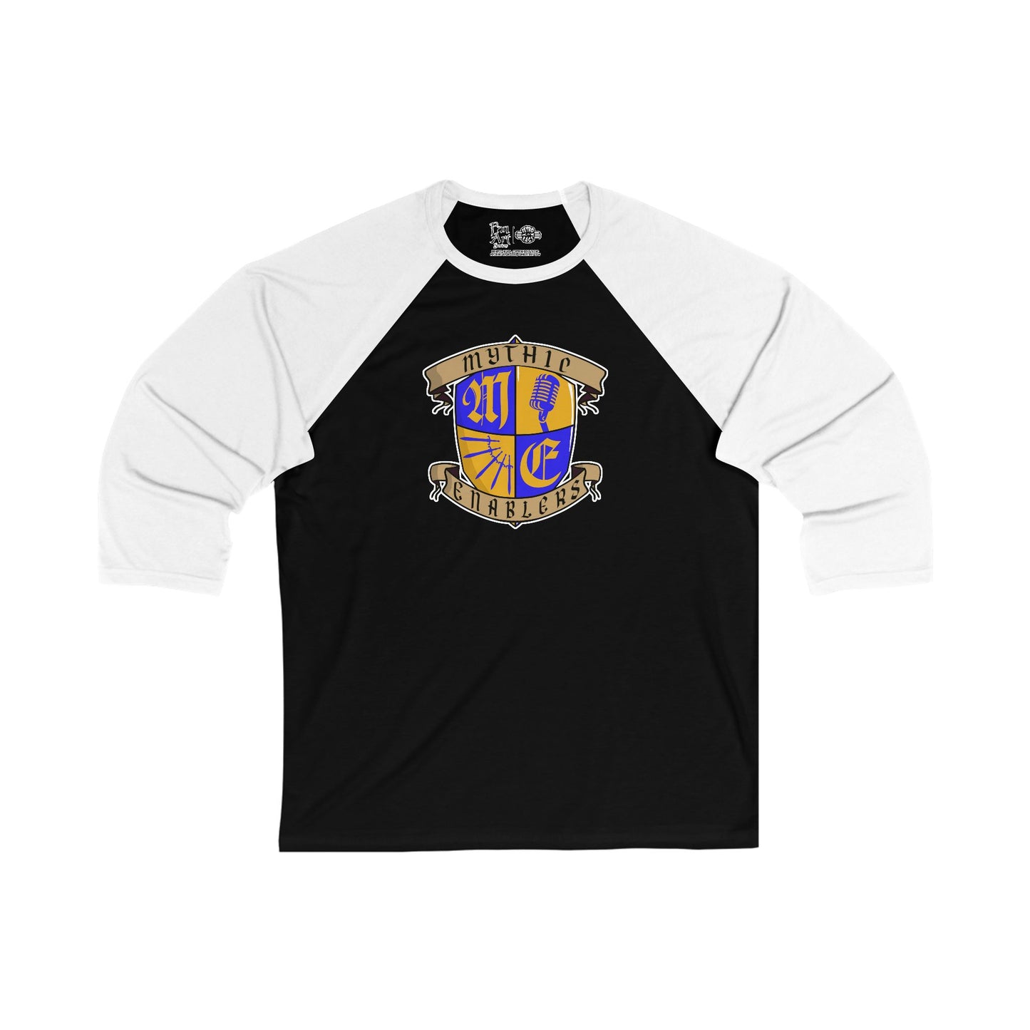Mythic Enablers | Fan Art | Mythic Legions | 3\4 Sleeve Baseball T-Shirt