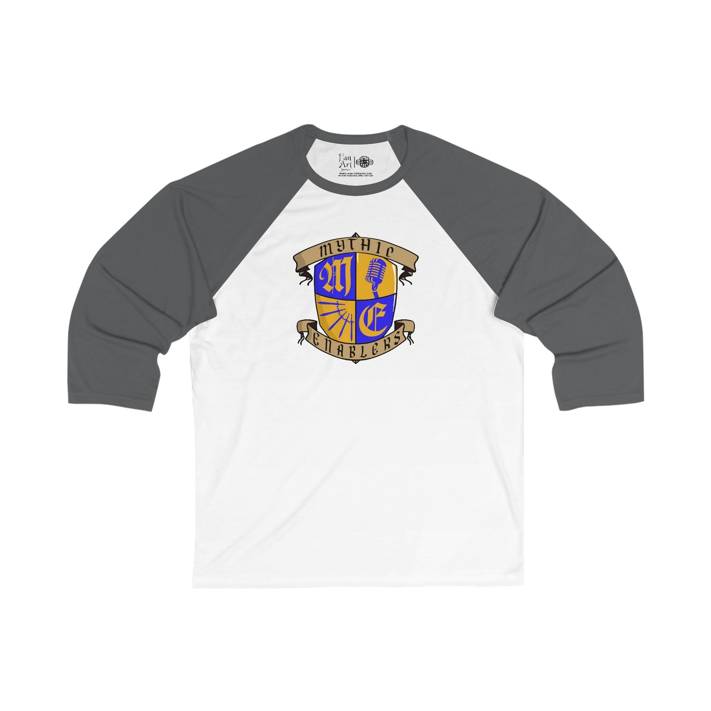 Mythic Enablers | Fan Art | Mythic Legions | 3\4 Sleeve Baseball T-Shirt