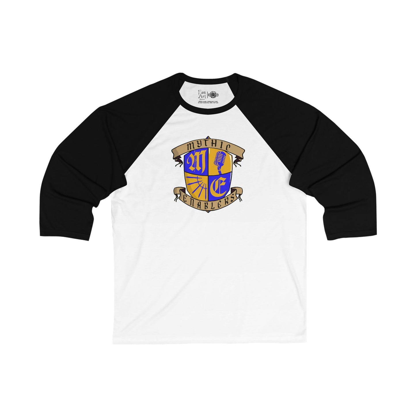 Mythic Enablers | Fan Art | Mythic Legions | 3\4 Sleeve Baseball T-Shirt