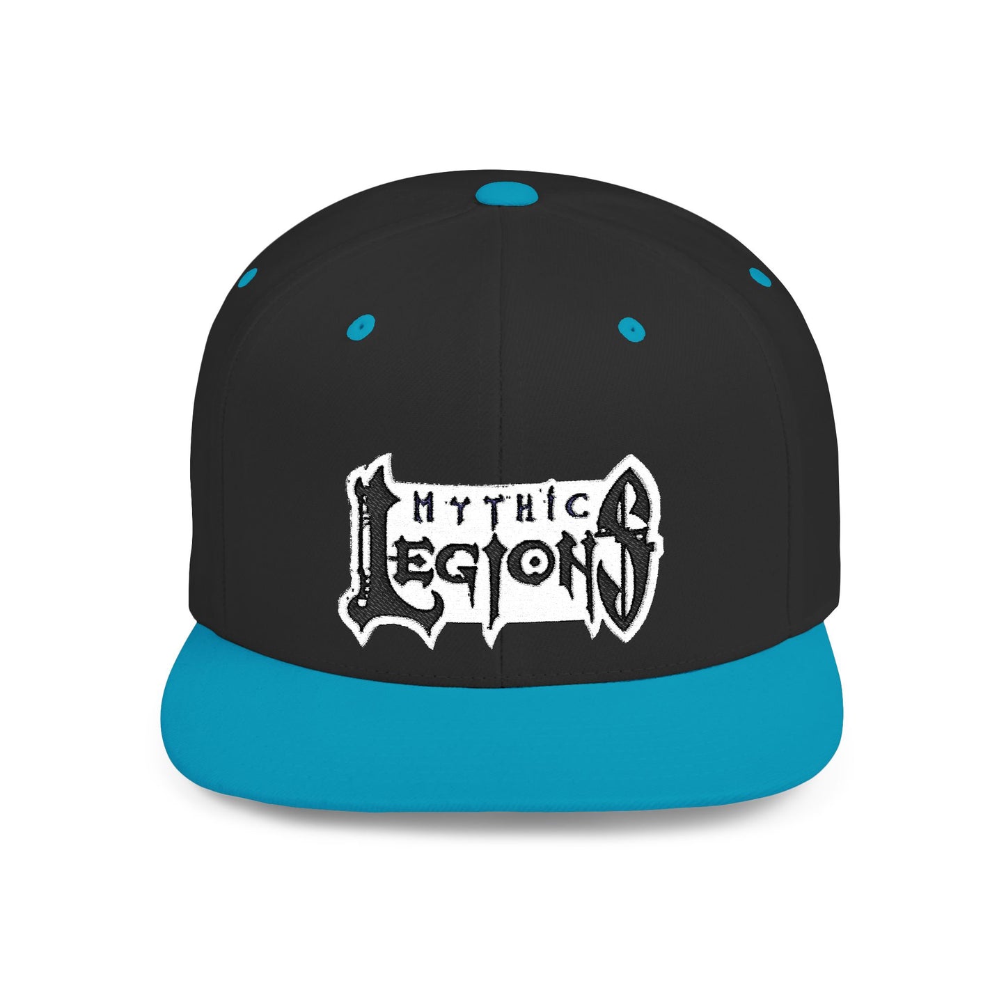 Embroidered Flat Bill Snapback Hat | Mythic Legions Logo OG