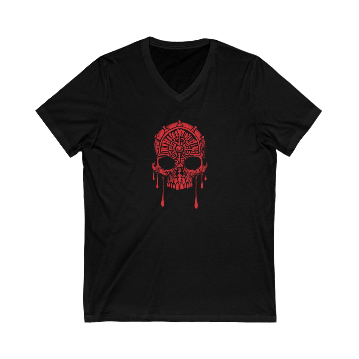 Masque of the Red Death, The | Red | Figura Obscura | V-Neck T-Shirt