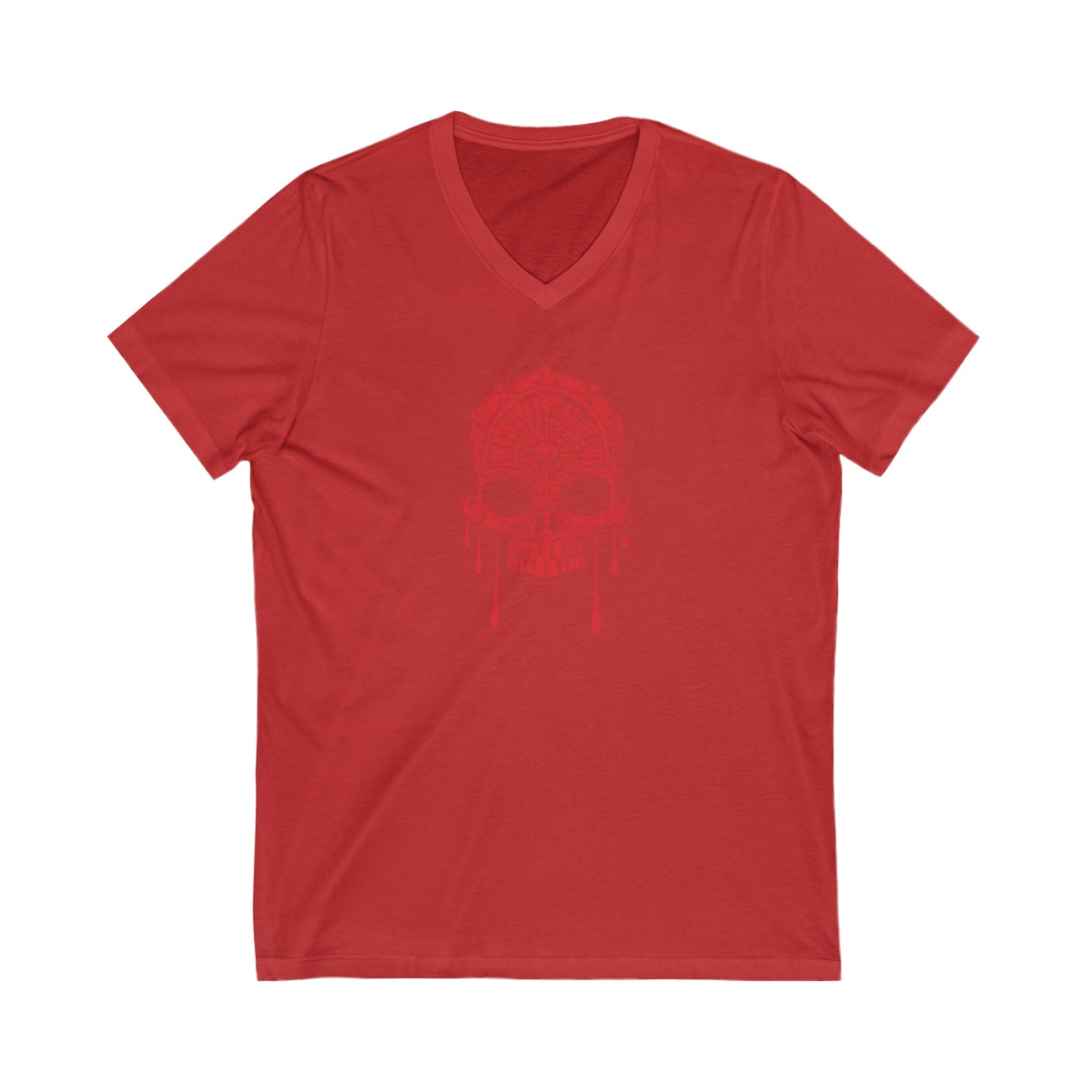 Masque of the Red Death, The | Red | Figura Obscura | V-Neck T-Shirt
