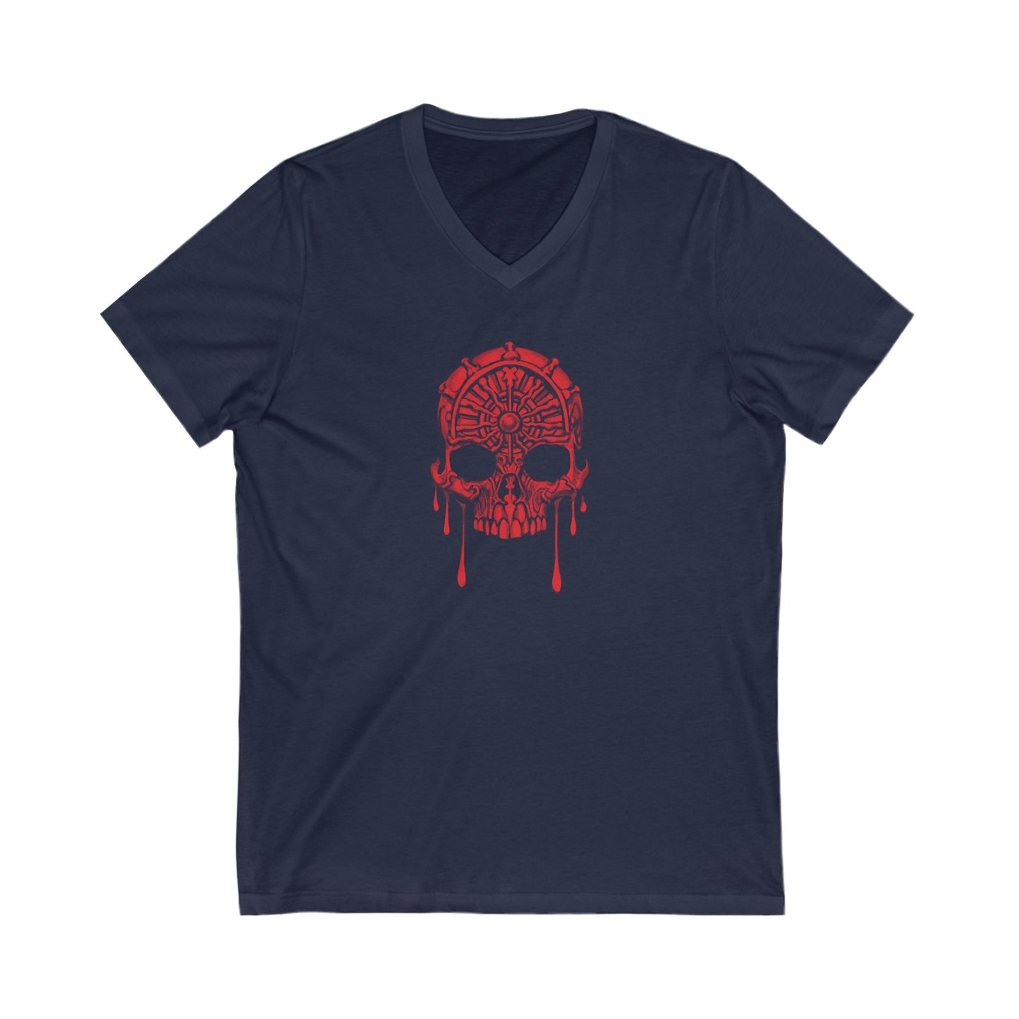Masque of the Red Death, The | Red | Figura Obscura | V-Neck T-Shirt