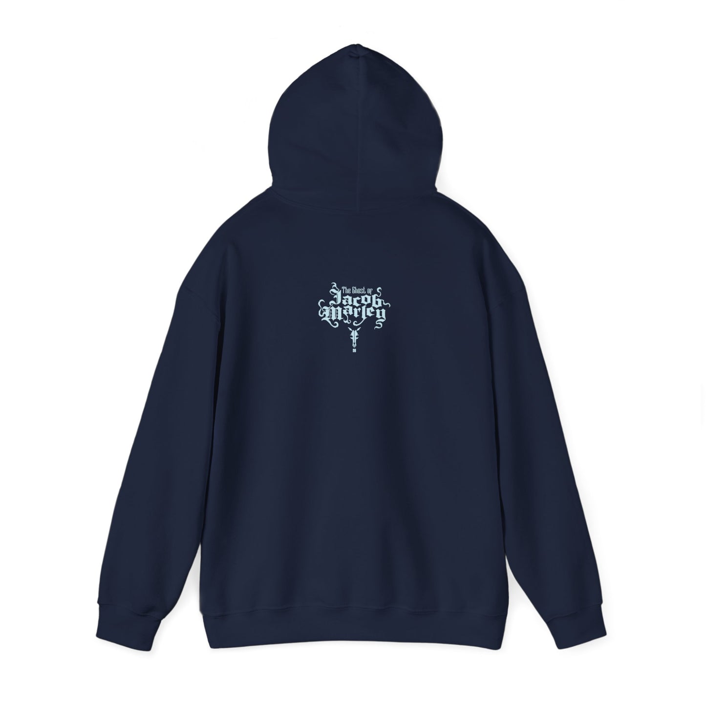 Jacob Marley | Blue/White | Figura Obscura | Pullover Hoodie