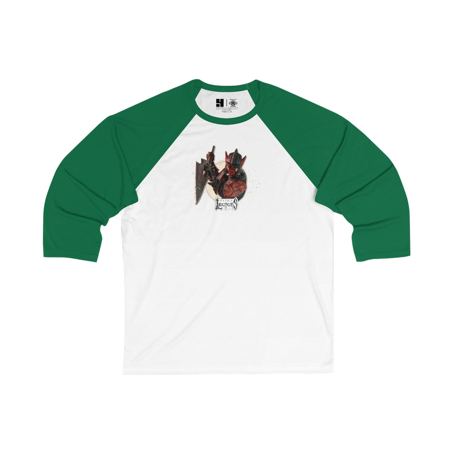 Fury Clan Orc | Mythic Legions | 3\4 Sleeve Baseball T-Shirt