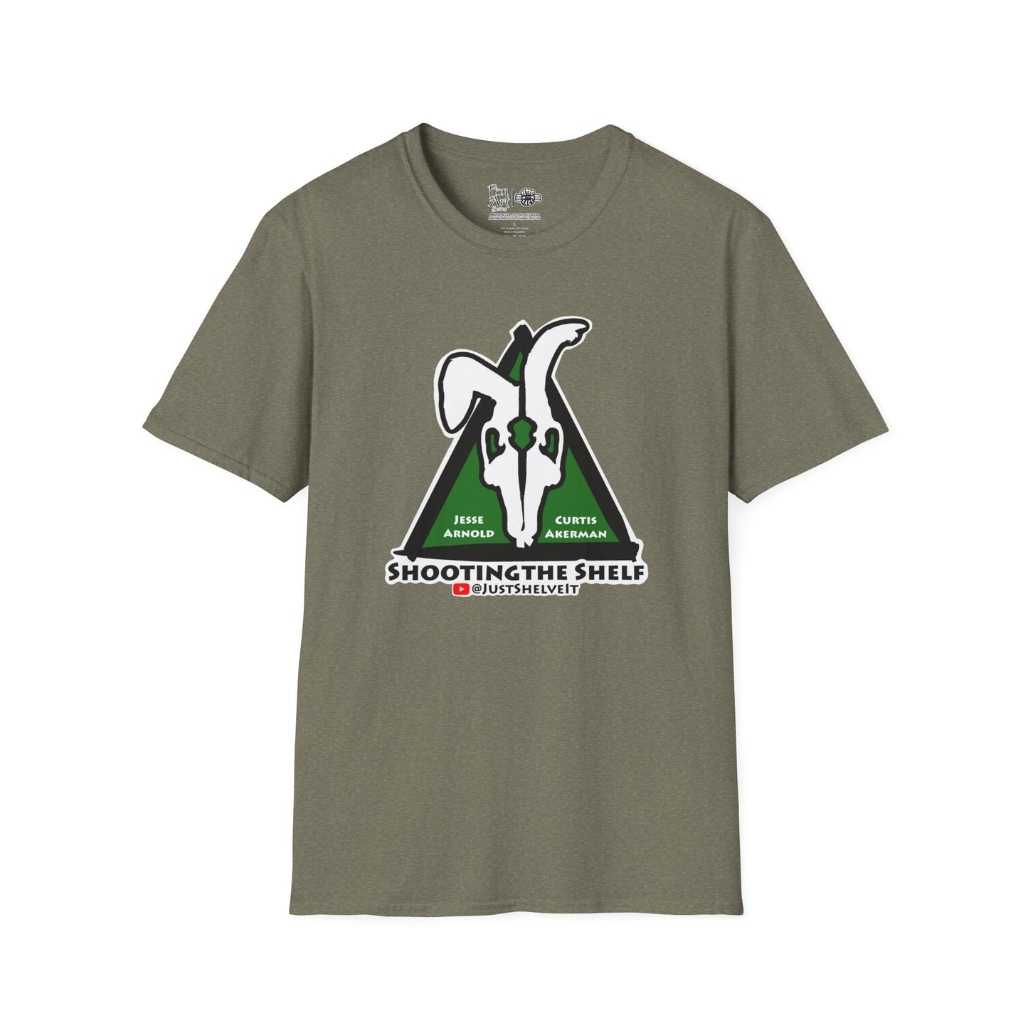 Shooting the Shelf Logo | Mythic Legions | Fan Art | Soft T-Shirt