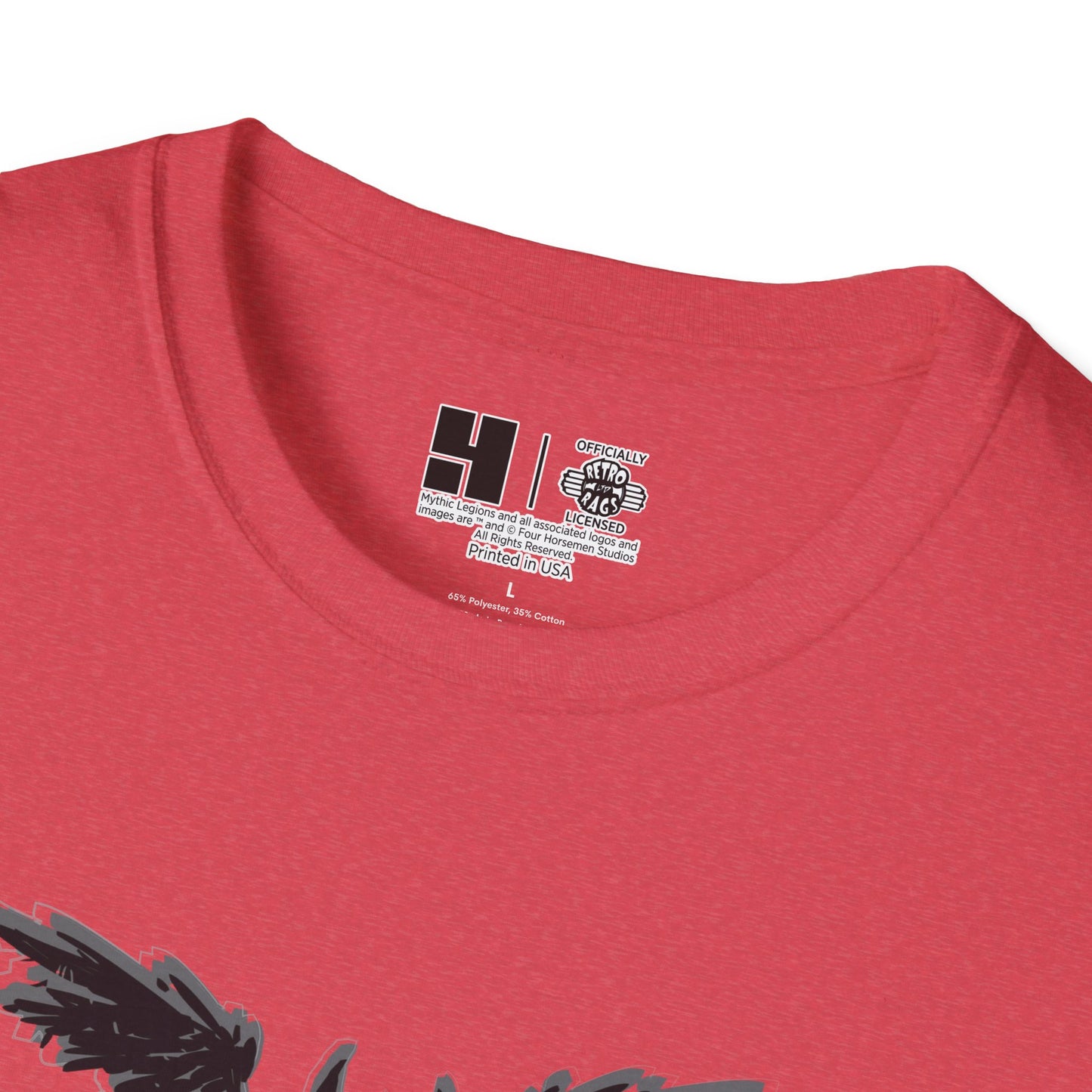 4H | Wing | Skull Logo | w_ Logo | Mythic Legions | Soft T-Shirt