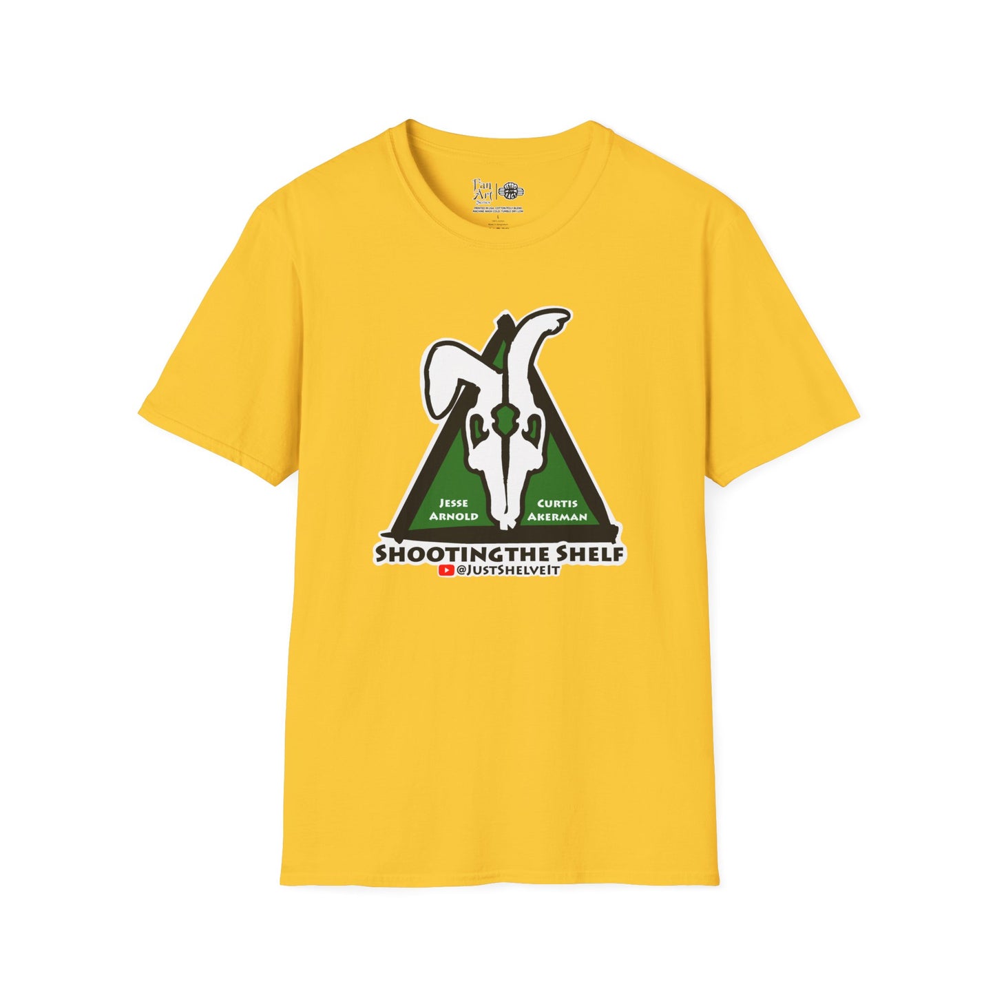 Shooting the Shelf Logo | Mythic Legions | Fan Art | Soft T-Shirt