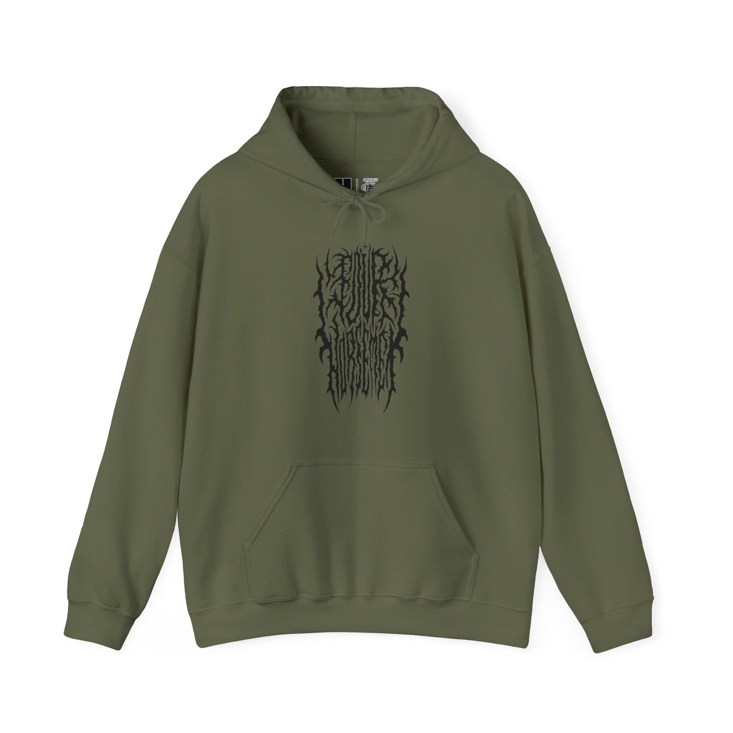 4H Metal Logo Black | Mythic Legions | Pullover Hooodie