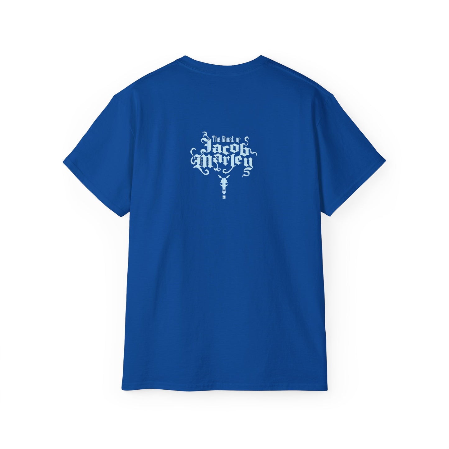 Jacob Marley | Blue/White | Figura Obscura | Standardi T-Shirt