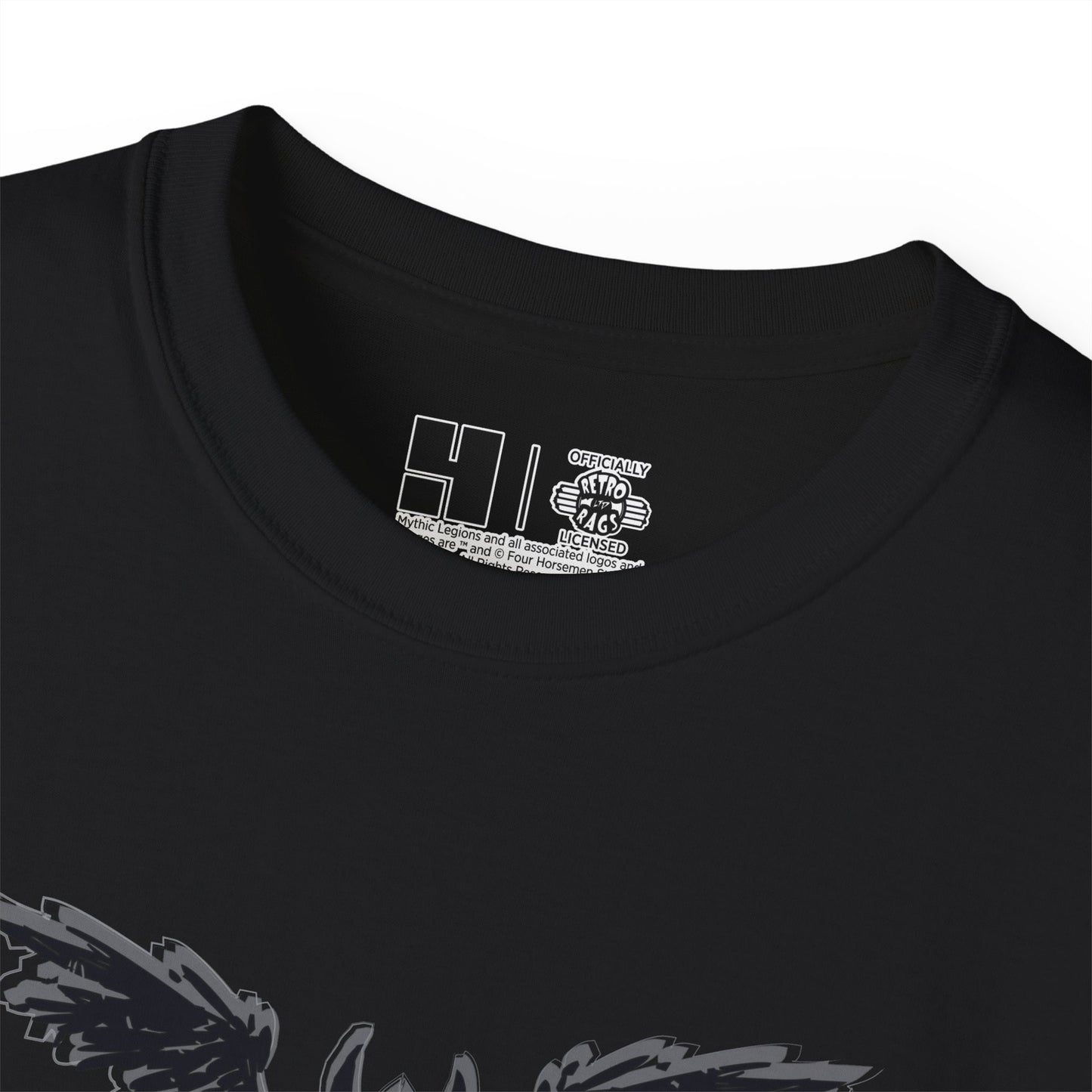 4H | Wing | Skull Logo | w_ Logo | Mythic Legions | Standard T-Shirt