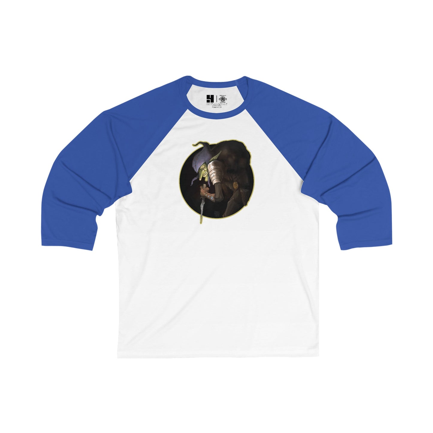 Thieving Goblin | Fan Art | Mythic Legions | 3\4 Sleeve Baseball T-Shirt