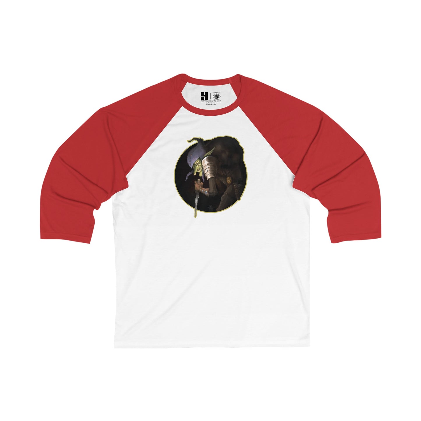 Thieving Goblin | Fan Art | Mythic Legions | 3\4 Sleeve Baseball T-Shirt