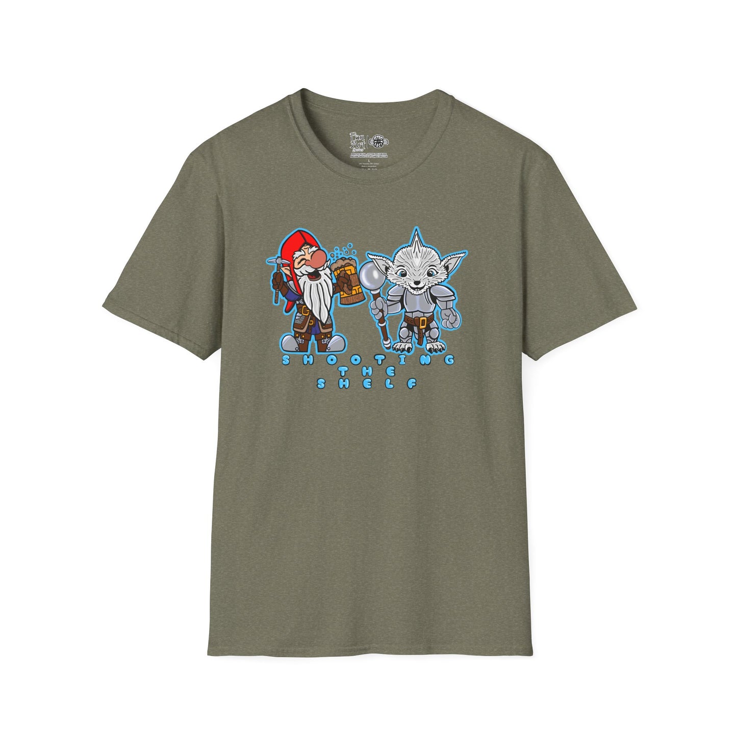 Shooting the Shelf | Mythic Legions | Fan Art | Soft T-Shirt