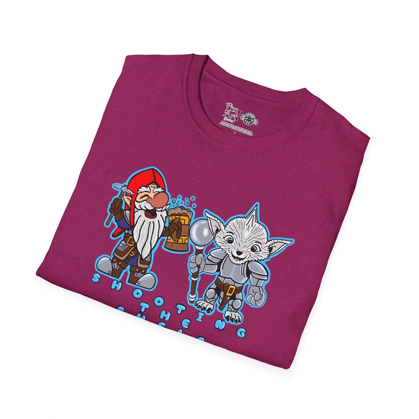 Shooting the Shelf | Mythic Legions | Fan Art | Soft T-Shirt