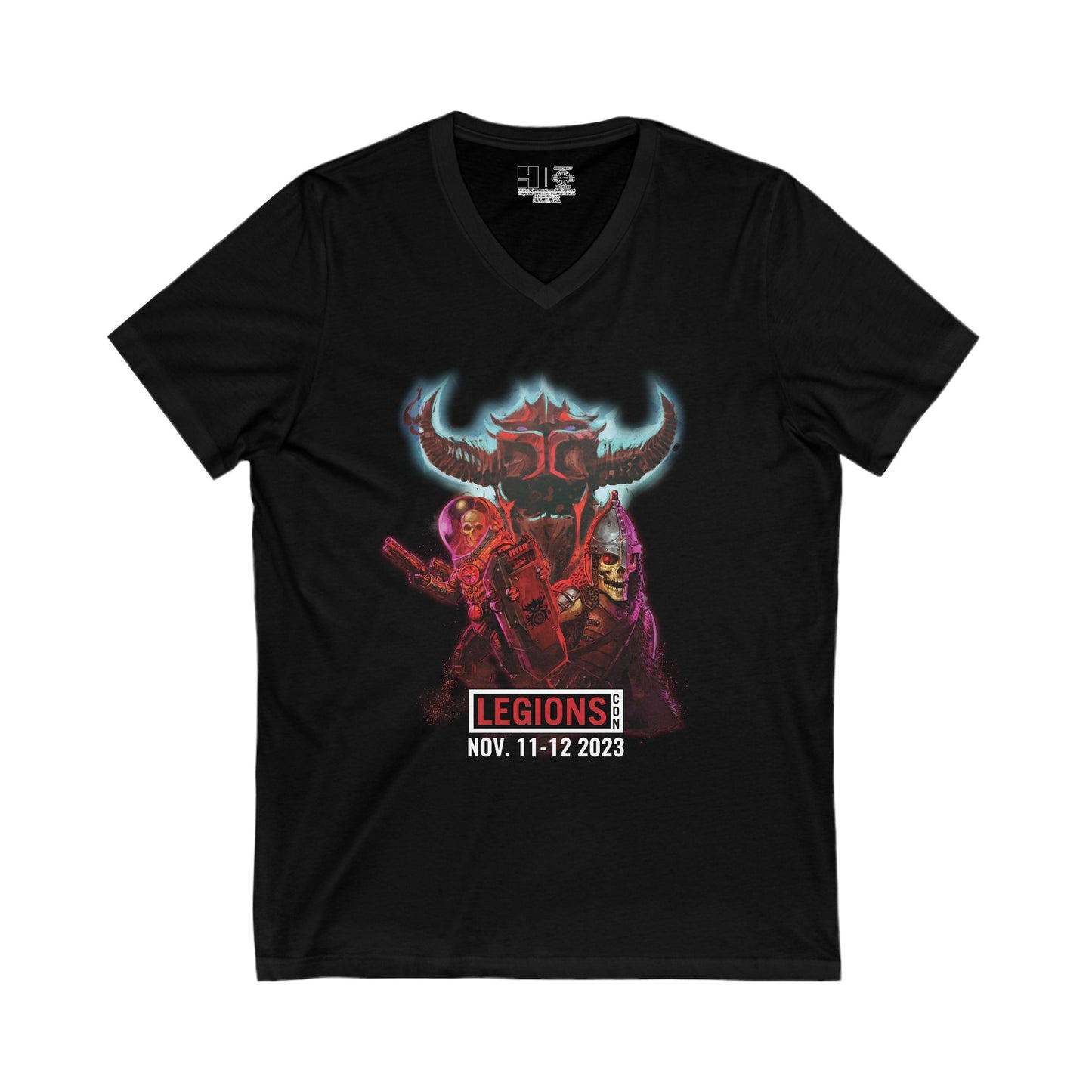 Wal-torr the Mad & Vorgus | LegionsCon | Cosmic & Mythic Legions | V-Neck T-Shirt