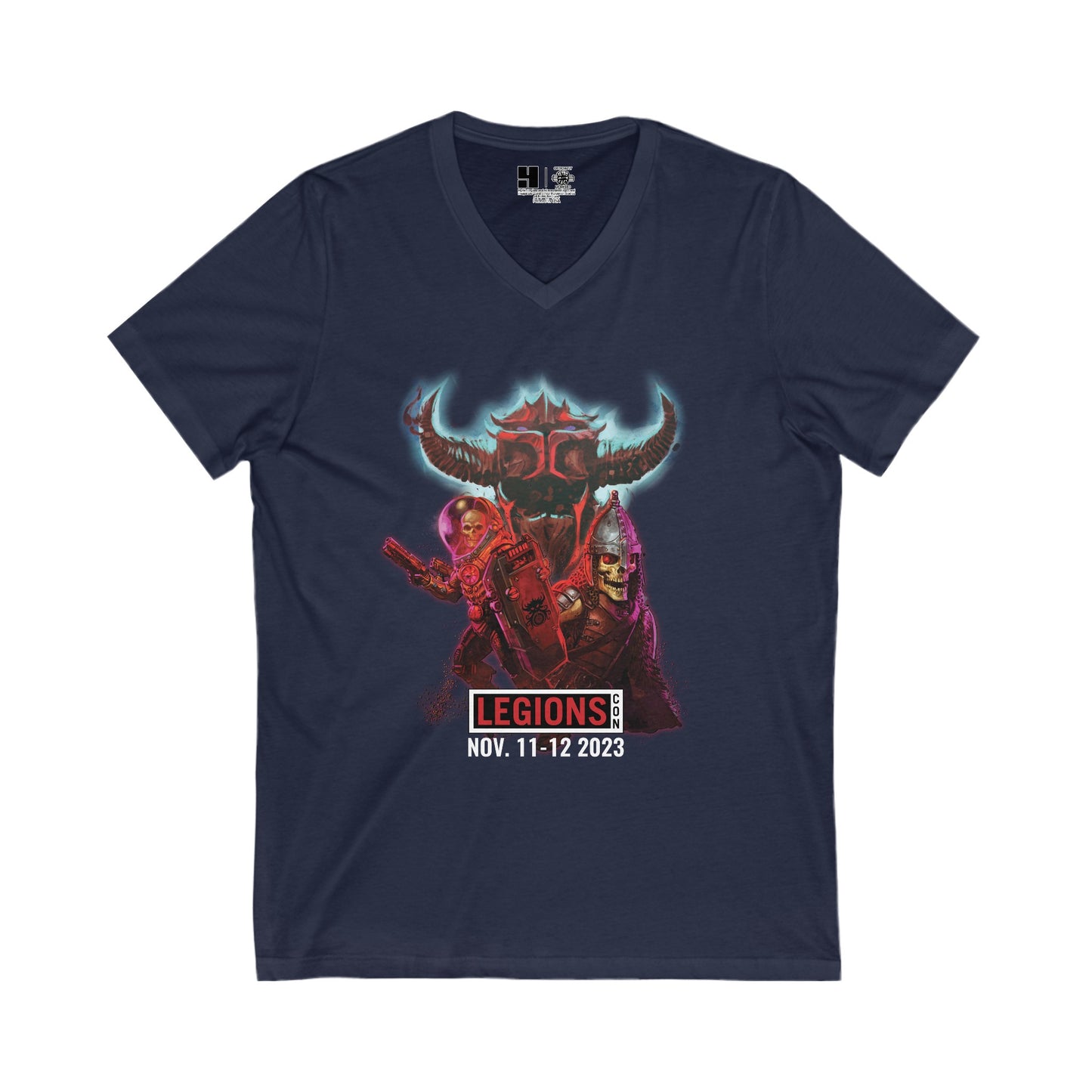 Wal-torr the Mad & Vorgus | LegionsCon | Cosmic & Mythic Legions | V-Neck T-Shirt