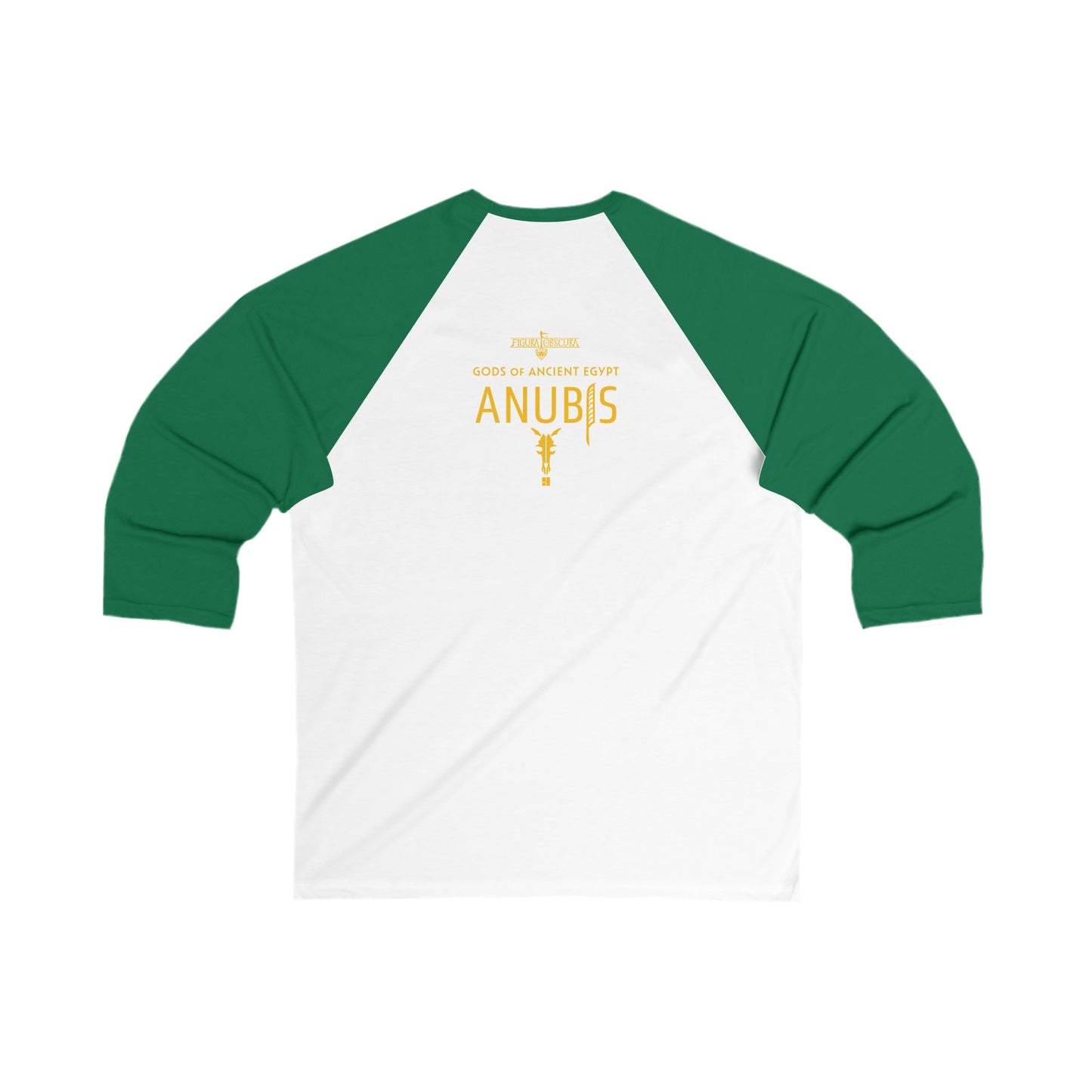 Anubis | Figura Obscura | 3\4 Sleeve Baseball T-Shirt