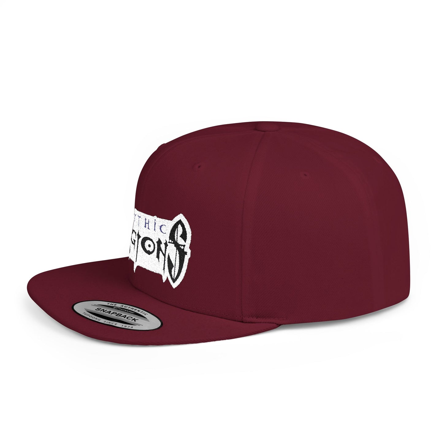 Embroidered Flat Bill Snapback Hat | Mythic Legions Logo OG