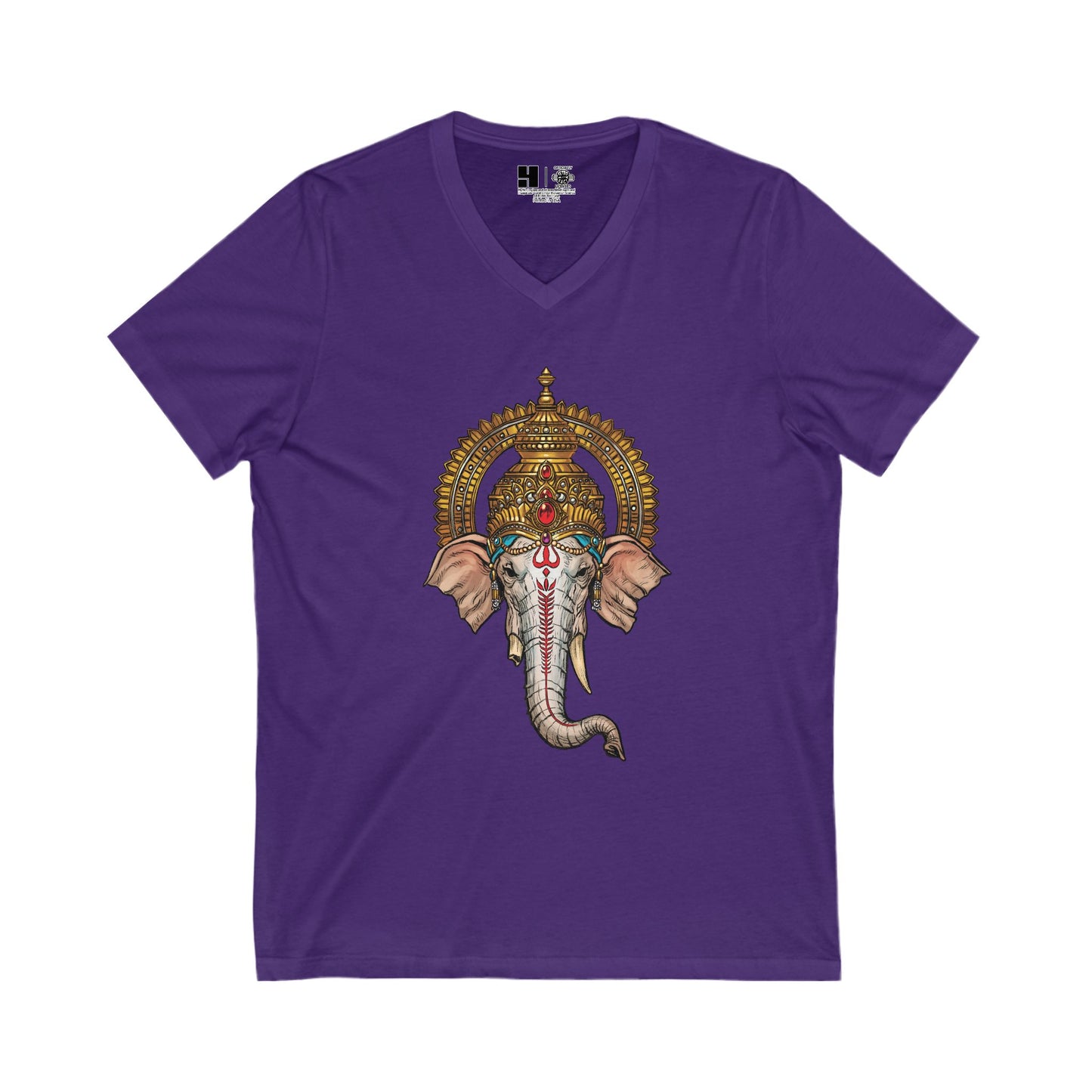 Ganesha | Figura Obscura | V-Neck T-Shirt