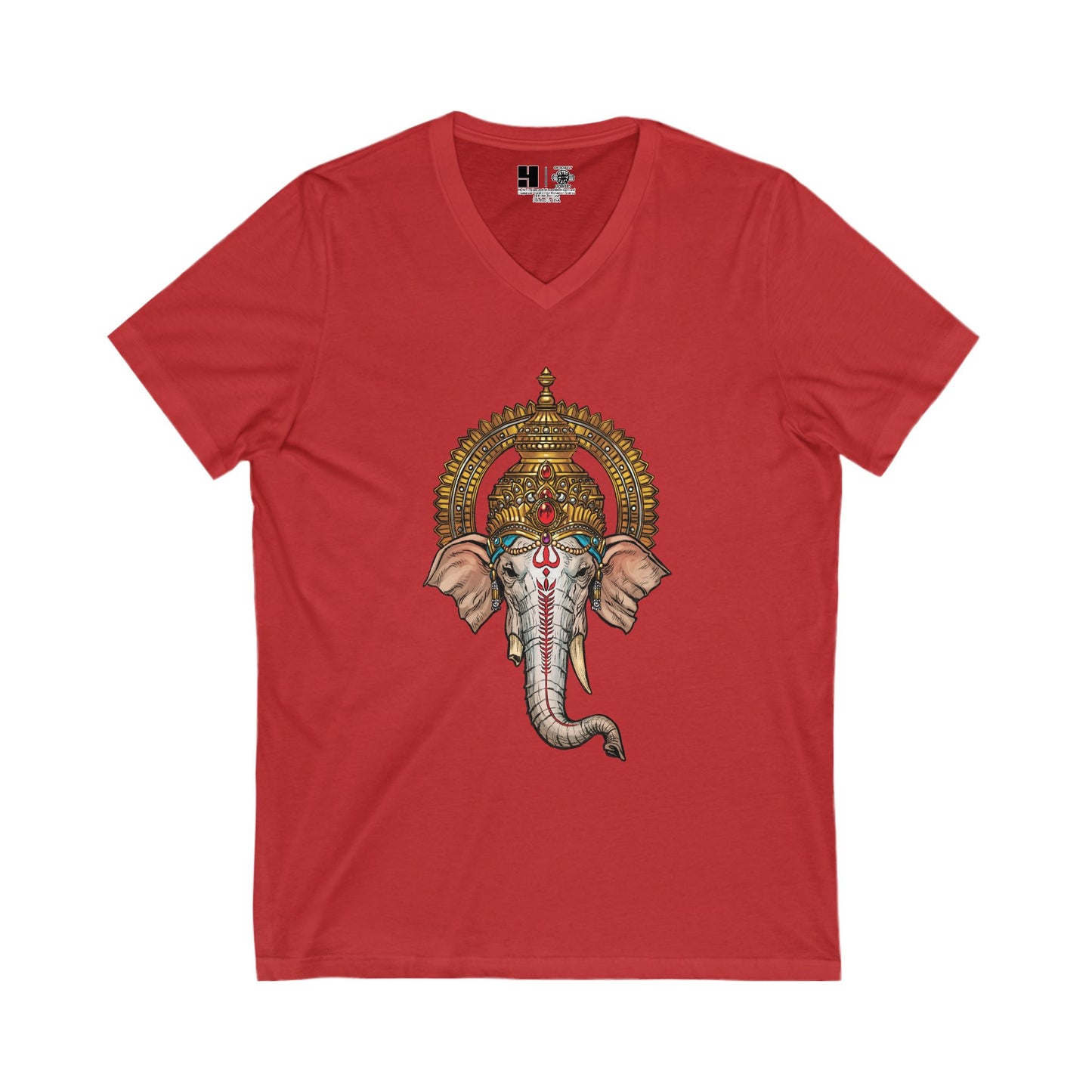 Ganesha | Figura Obscura | V-Neck T-Shirt