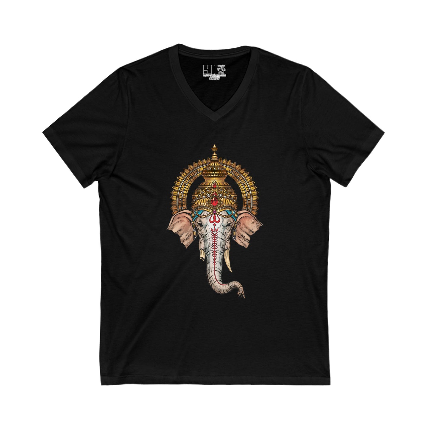Ganesha | Figura Obscura | V-Neck T-Shirt