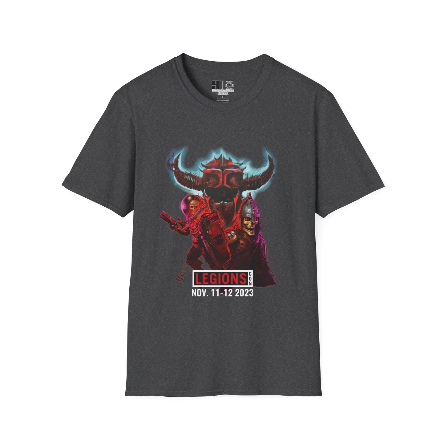 Wal-torr the Mad & Vorgus | LegionsCon | Cosmic & Mythic Legions | Soft T-Shirt