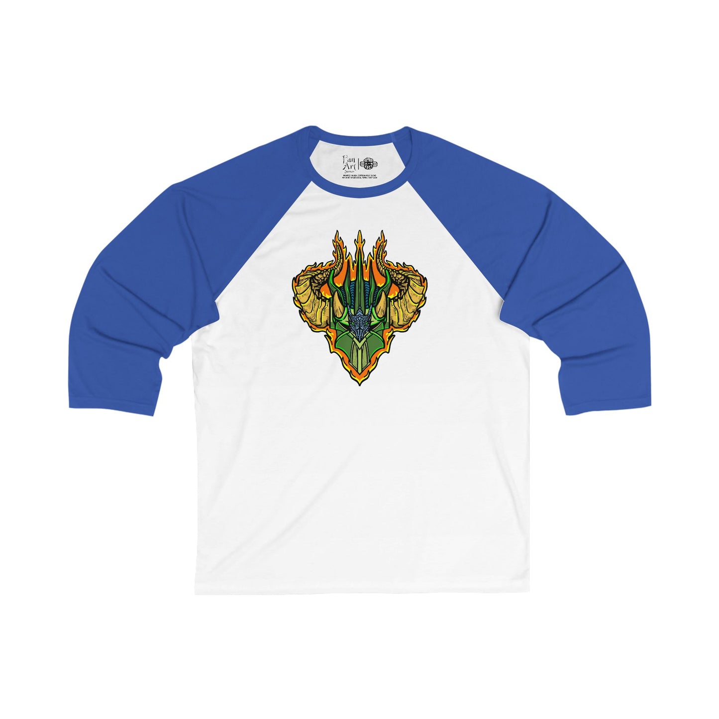 Sir Benegarr | Mythic Legions | Fan Art | 3\4 Sleeve Baseball T-Shirt