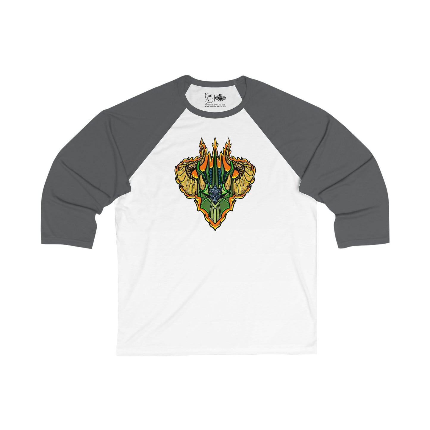 Sir Benegarr | Mythic Legions | Fan Art | 3\4 Sleeve Baseball T-Shirt