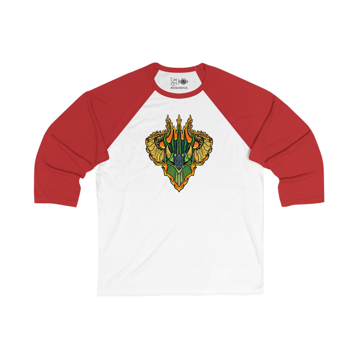 Sir Benegarr | Mythic Legions | Fan Art | 3\4 Sleeve Baseball T-Shirt
