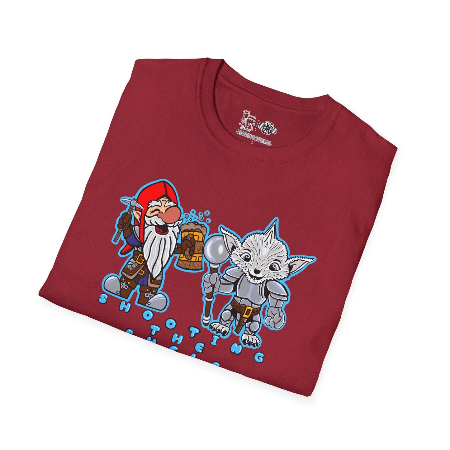 Shooting the Shelf | Mythic Legions | Fan Art | Soft T-Shirt