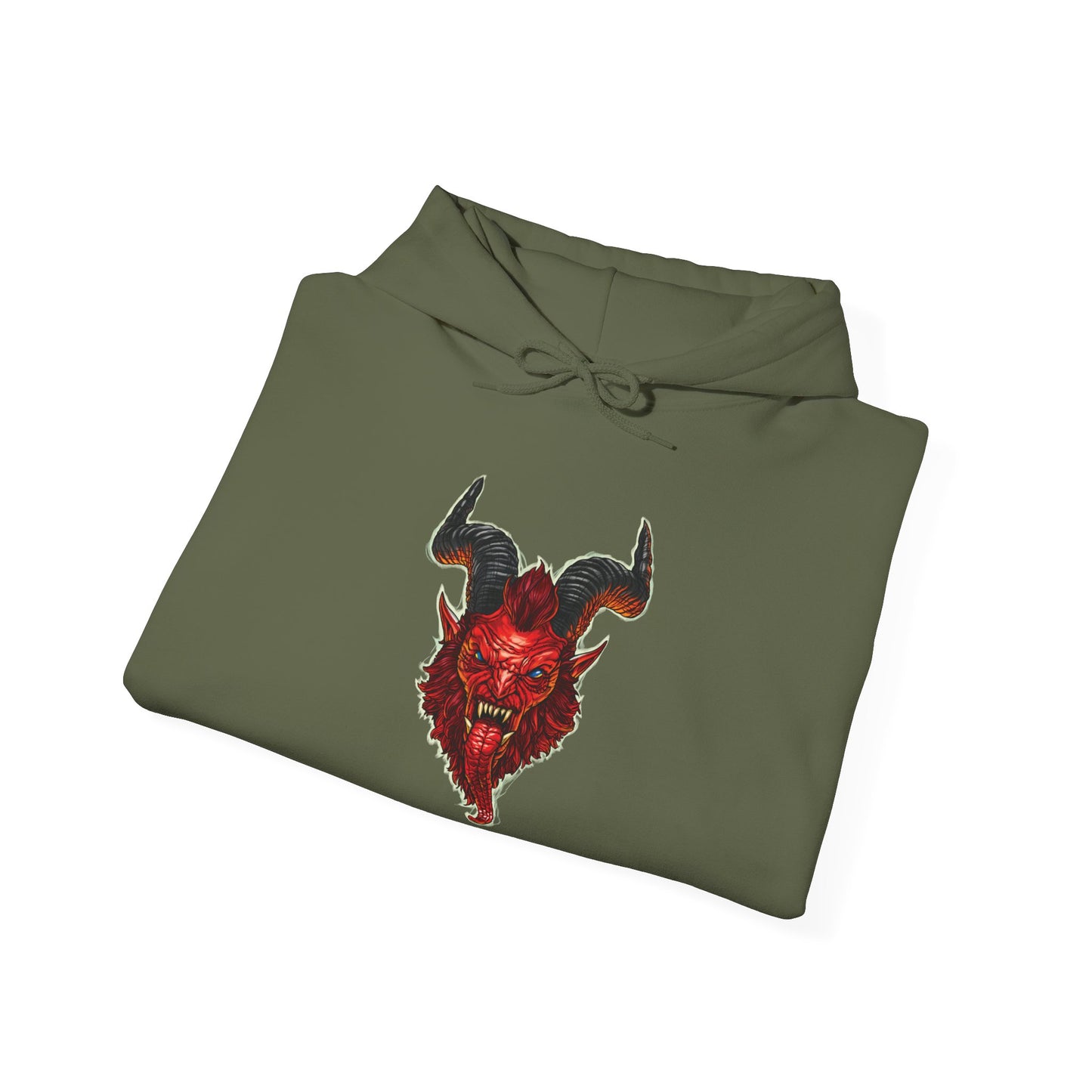 Krampus v2 Red | Figura Obscura | Pullover Hoodie