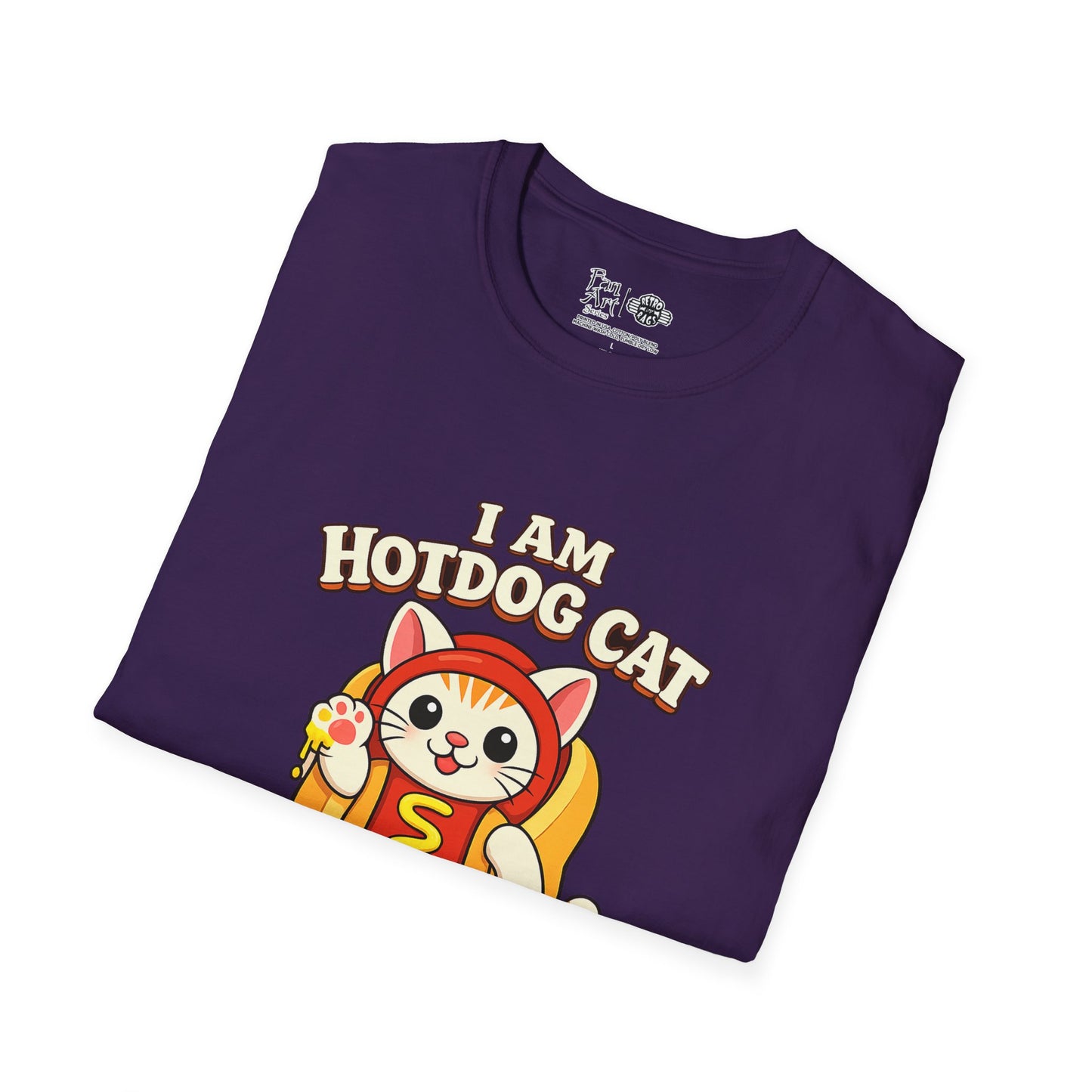 PGG Hotdog Cat | Mythic Legions | Fan Art | Soft T-Shirt