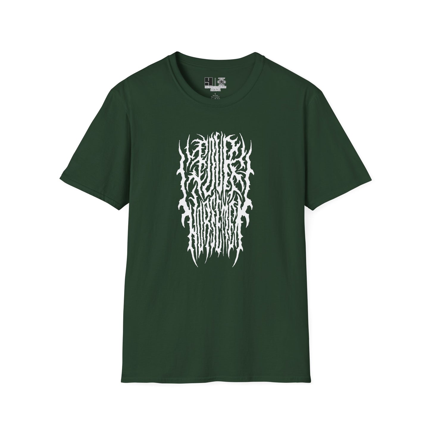 4H Metal Logo White | Mythic Legions | Soft T-Shirt
