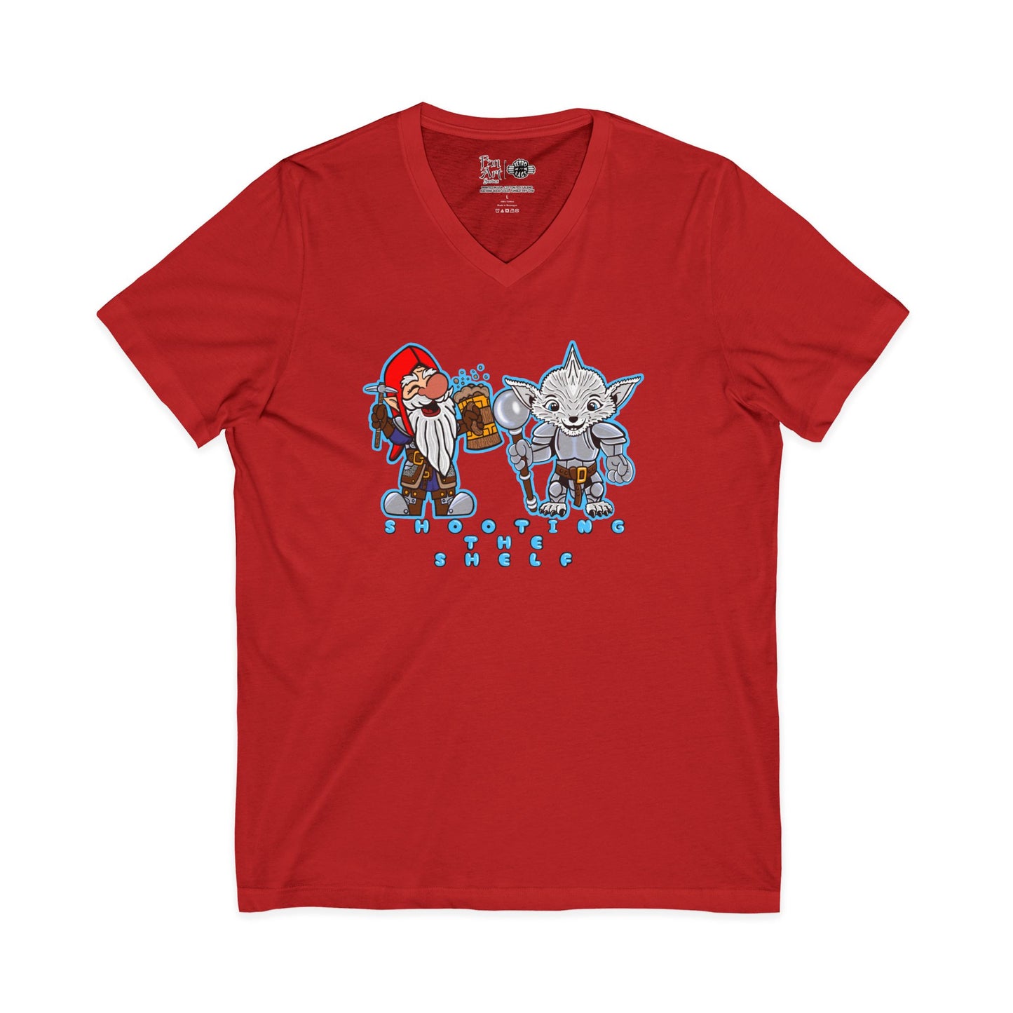 Shooting the Shelf | Mythic Legions | Fan Art | V-Neck T-Shirt